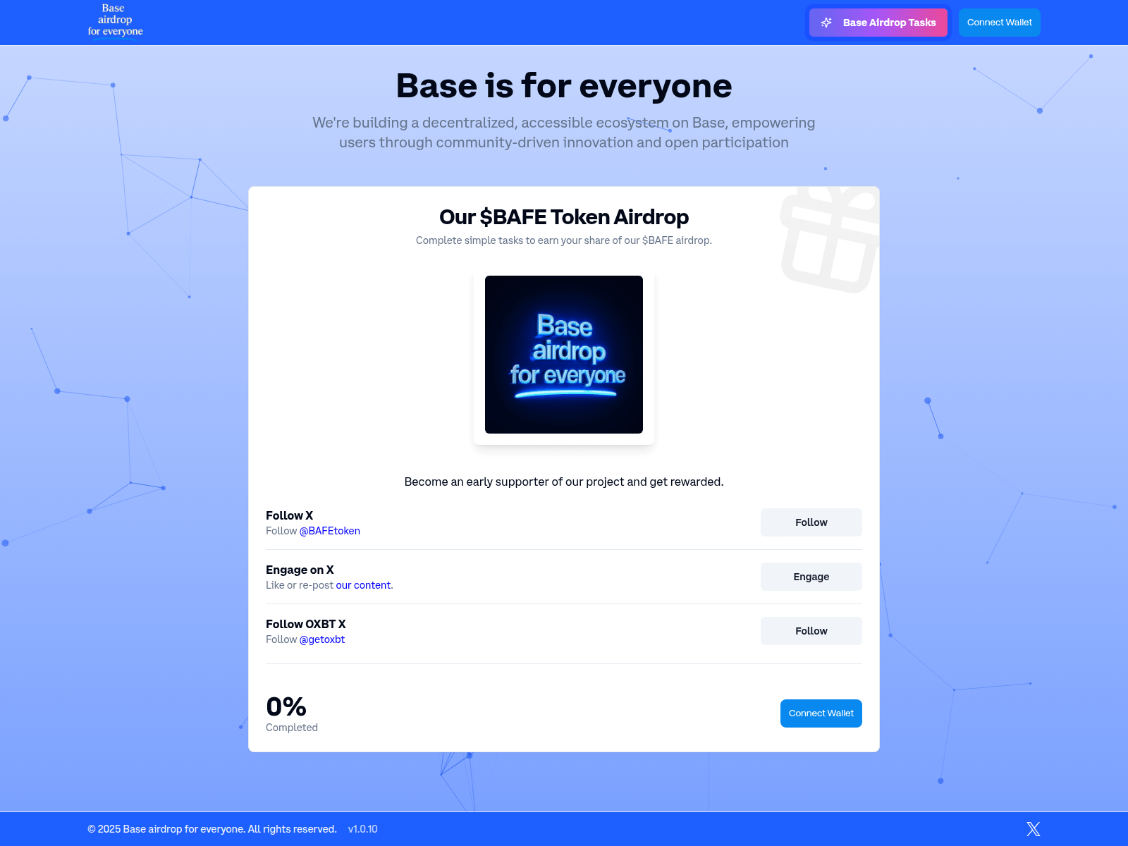 Screenshot of getbafe.xyz