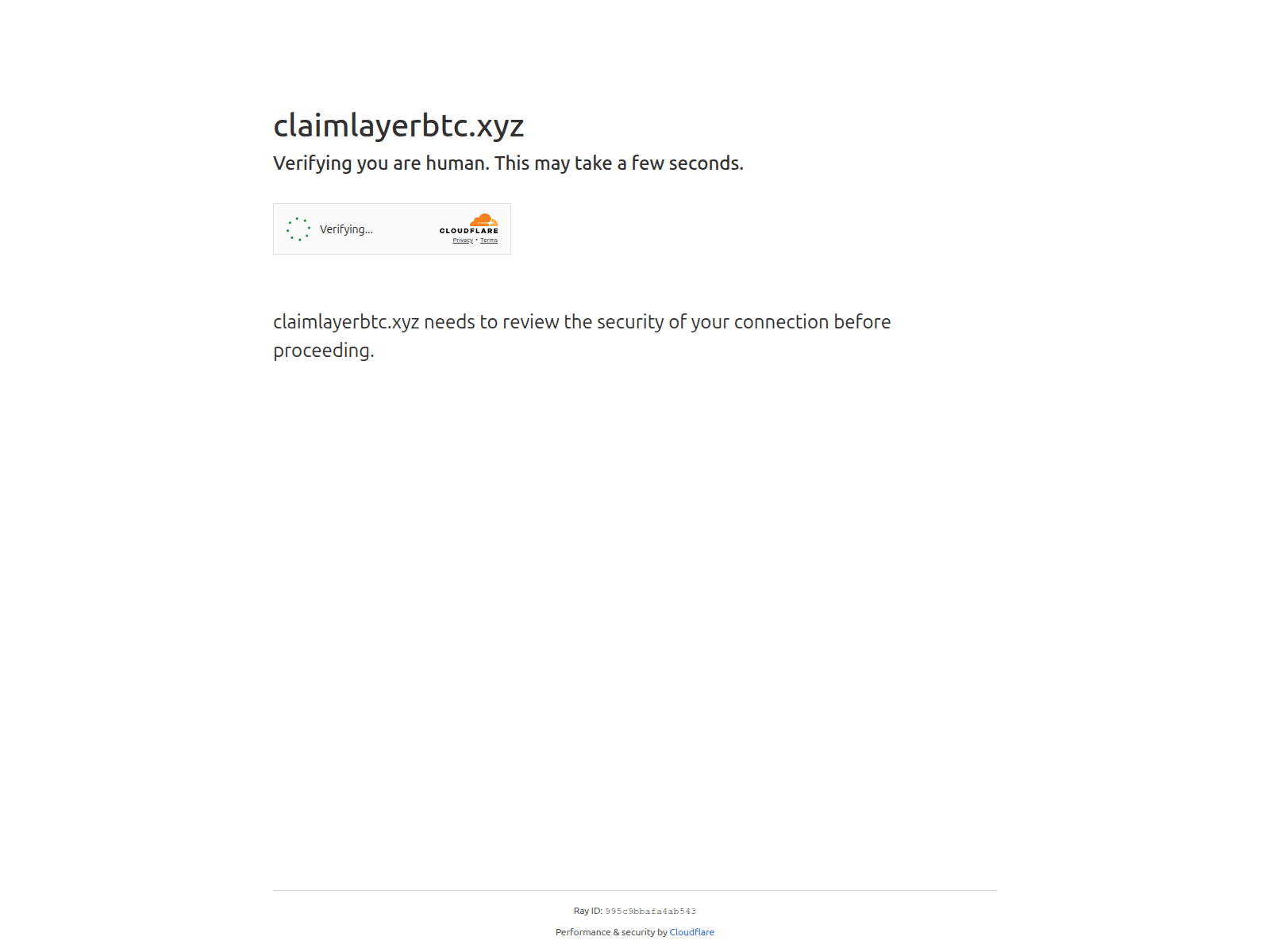 Screenshot of claimlayerbtc.xyz
