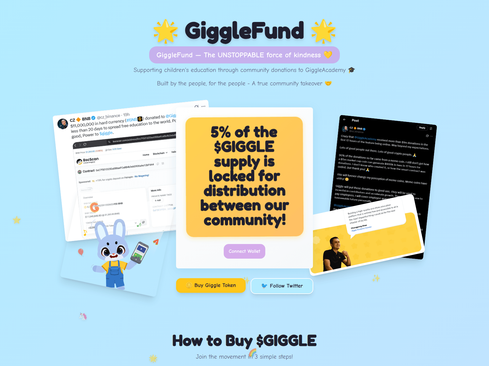 Screenshot of giggiefund.xyz