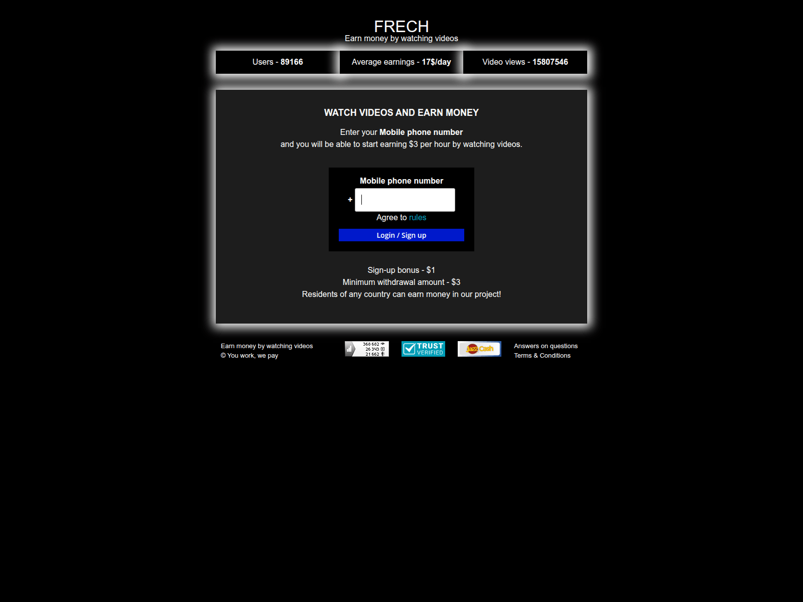 Screenshot of frech.pro