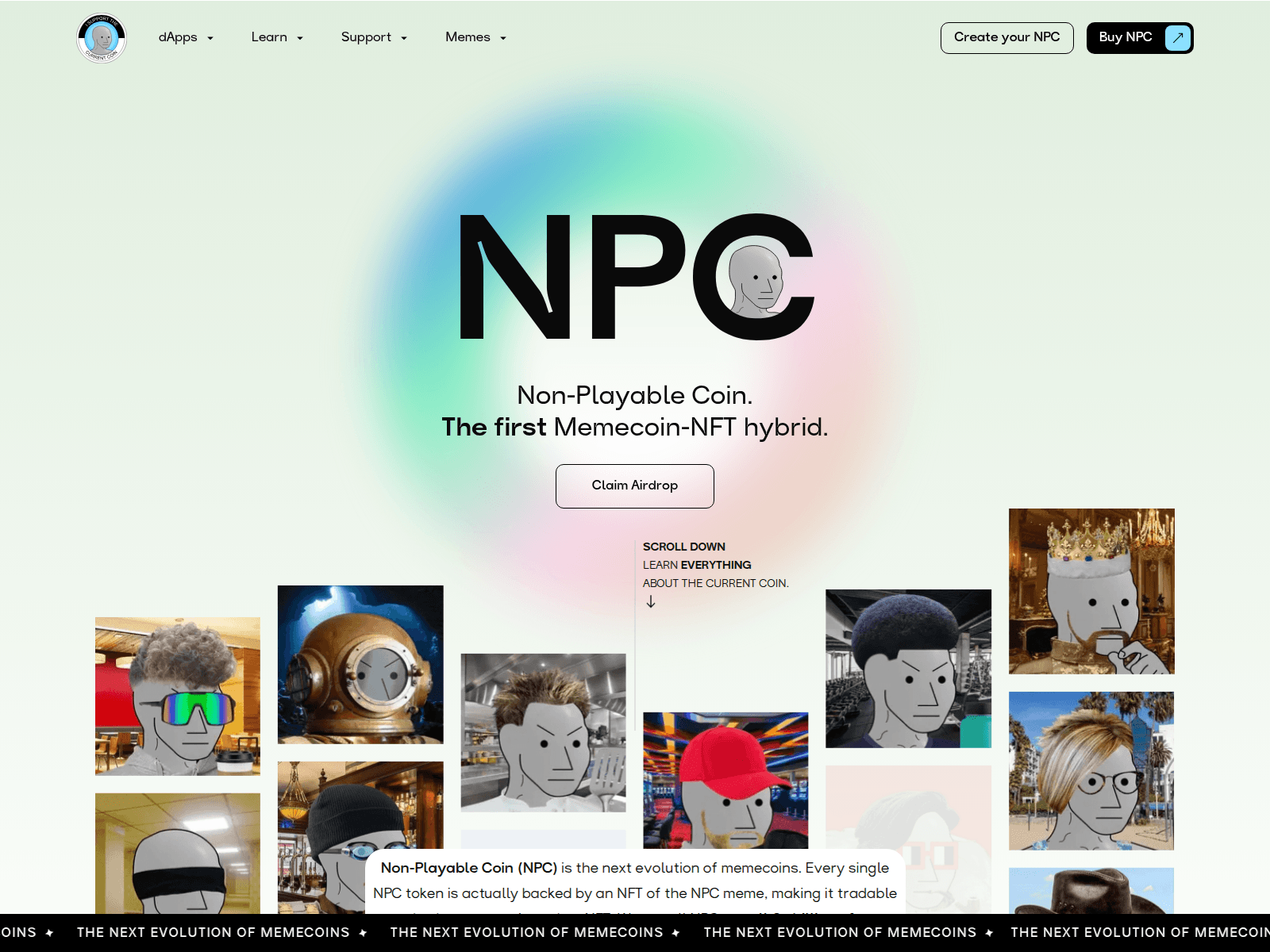 Screenshot of claim-nonplayable.xyz