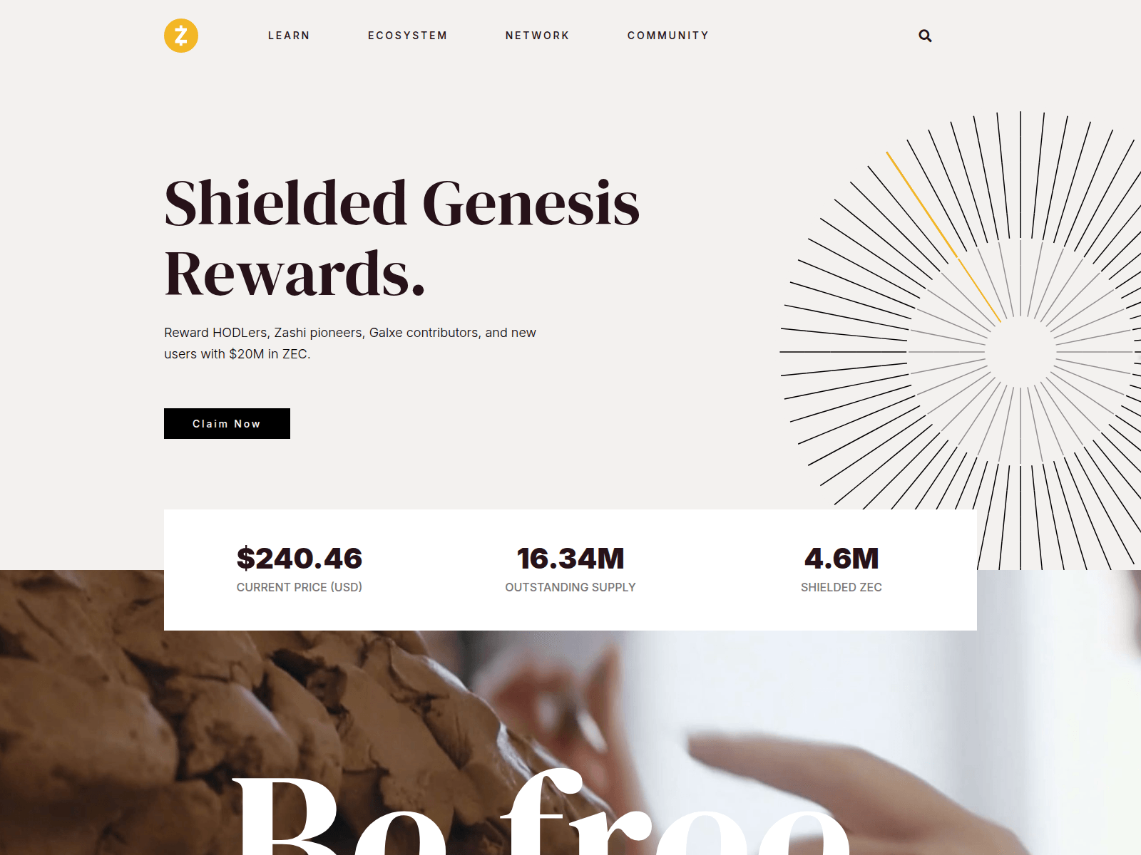 Screenshot of zcash-foundation.com
