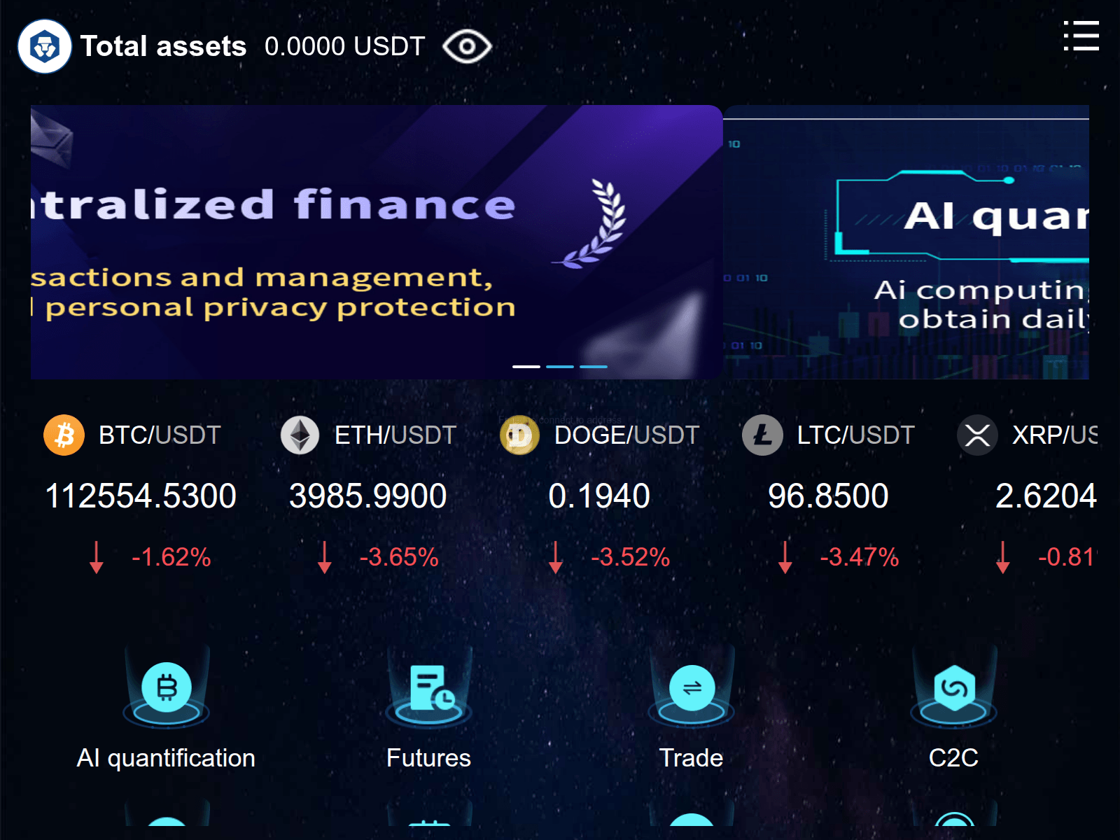 Screenshot of web3ai-defi.net