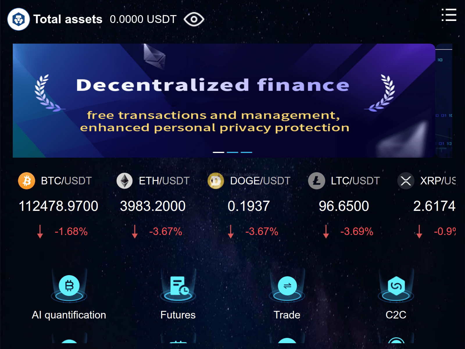 Screenshot of web3ai-defi.vip