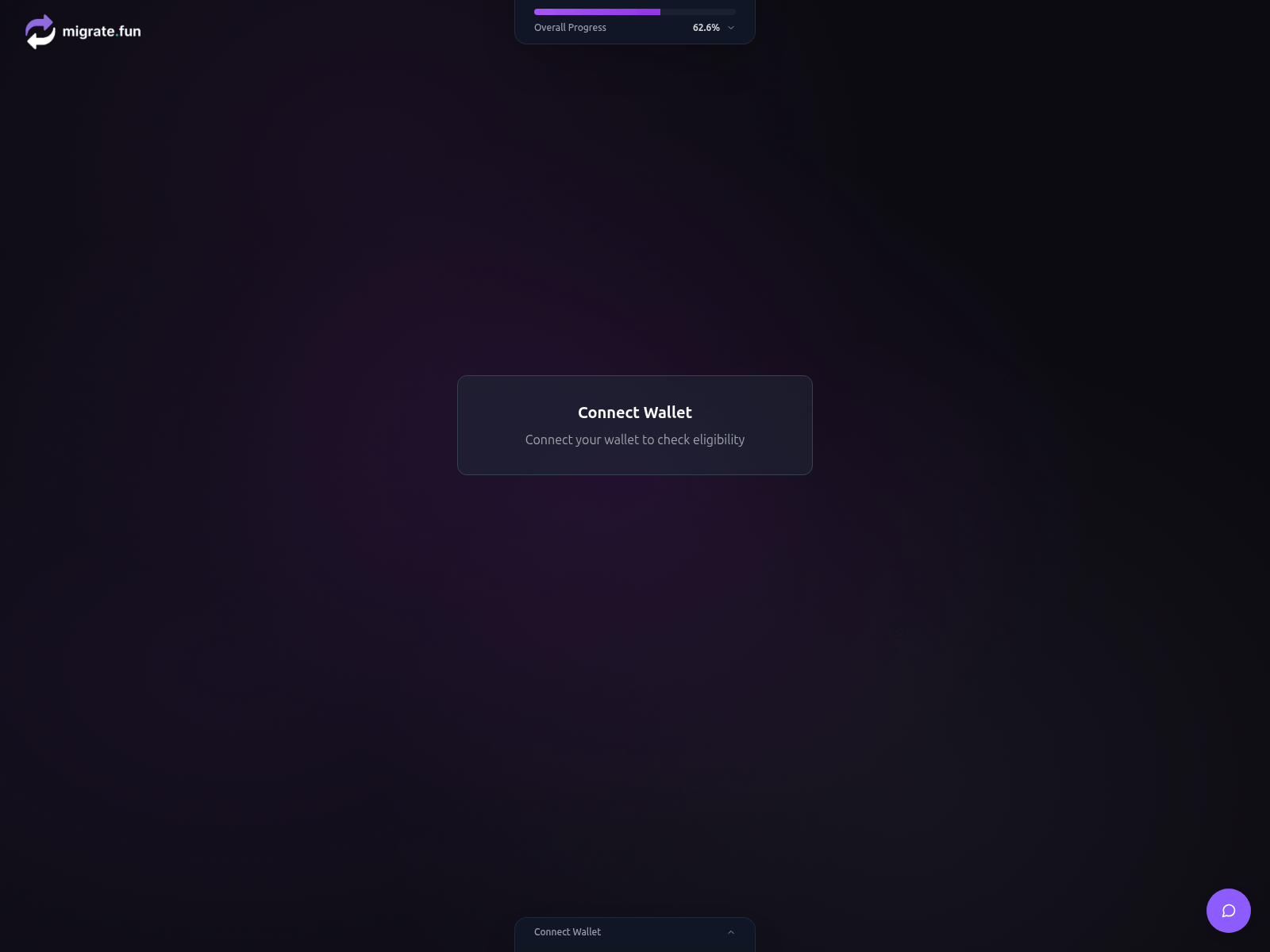 Screenshot of projects-migrate.fun