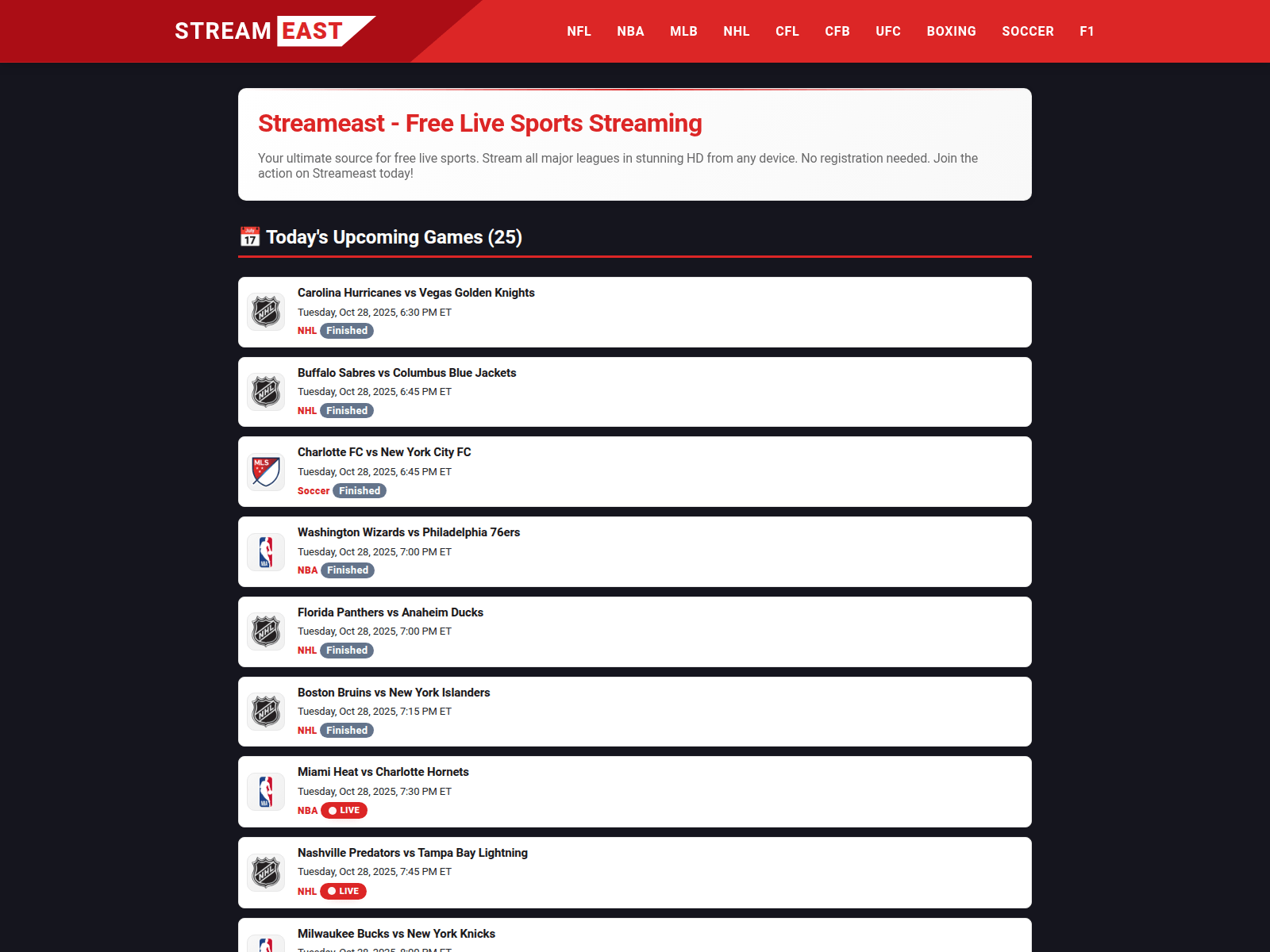 Screenshot of steameasta.app