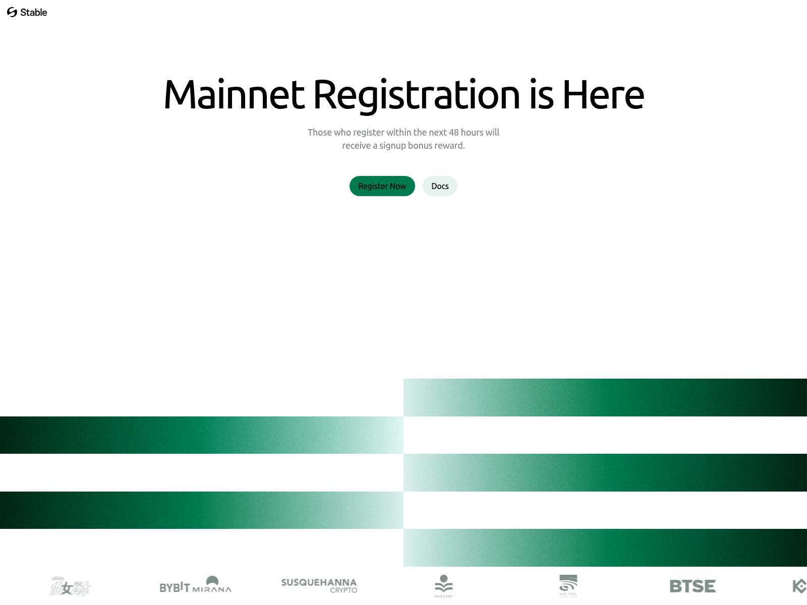 Screenshot of stable-signup.xyz