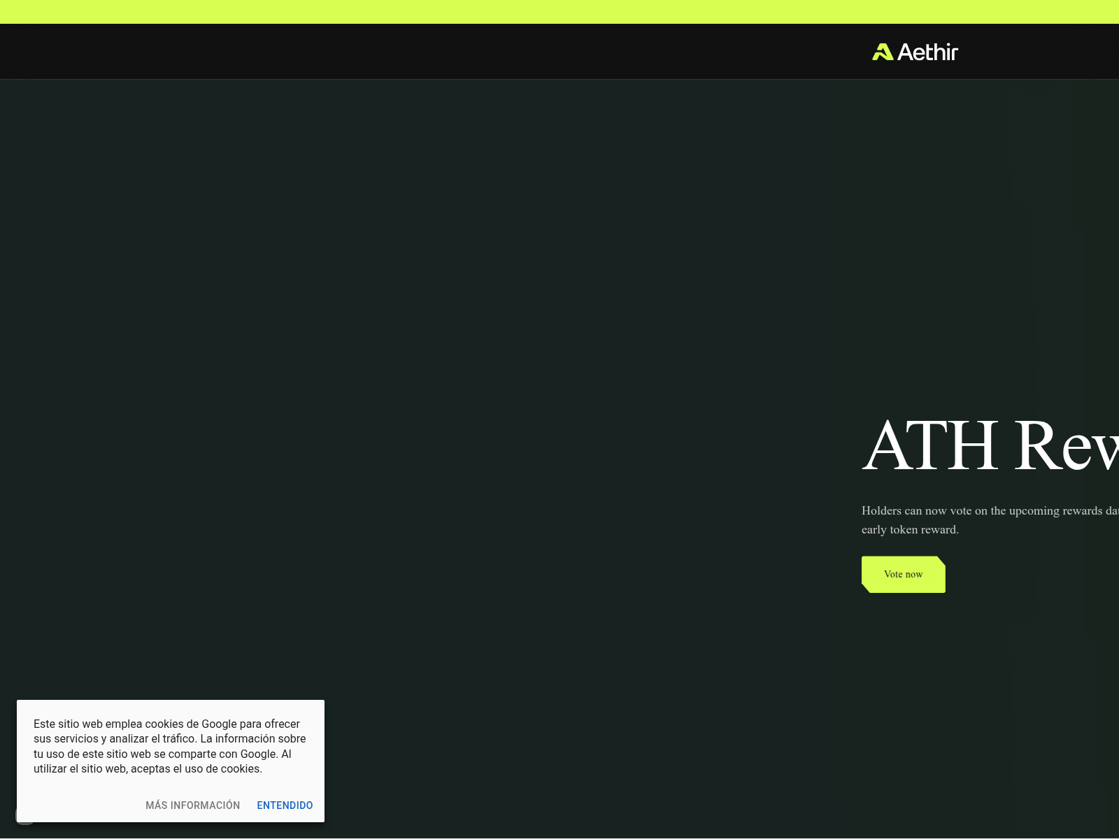 Screenshot of aethirclouds-proposal.com