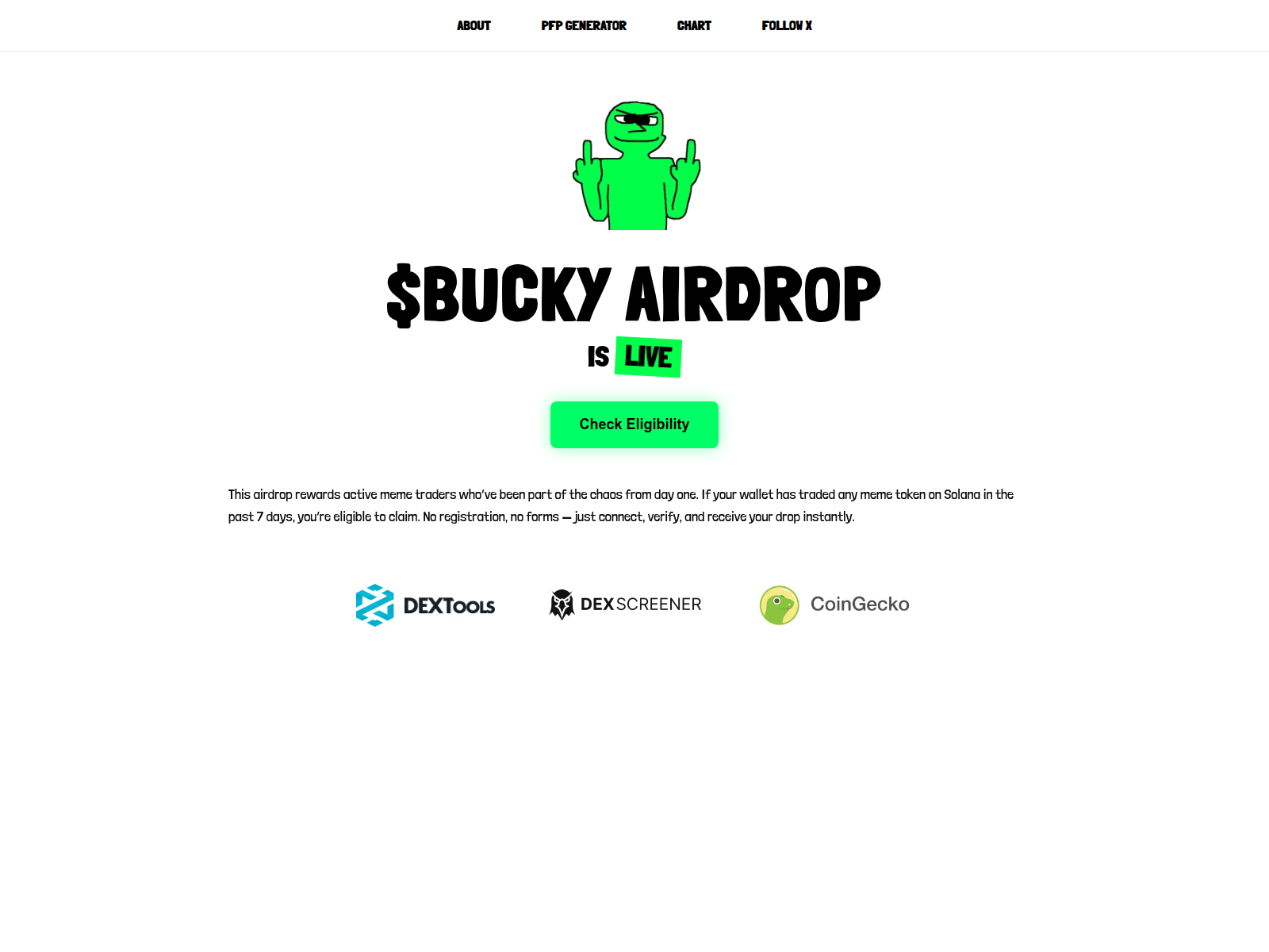 Screenshot of airdrop-buckybonk.io