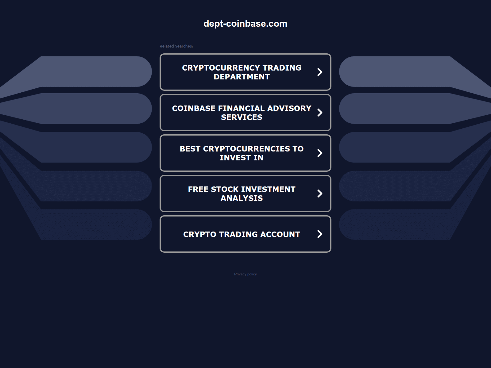 Screenshot of staging.dept-coinbase.com