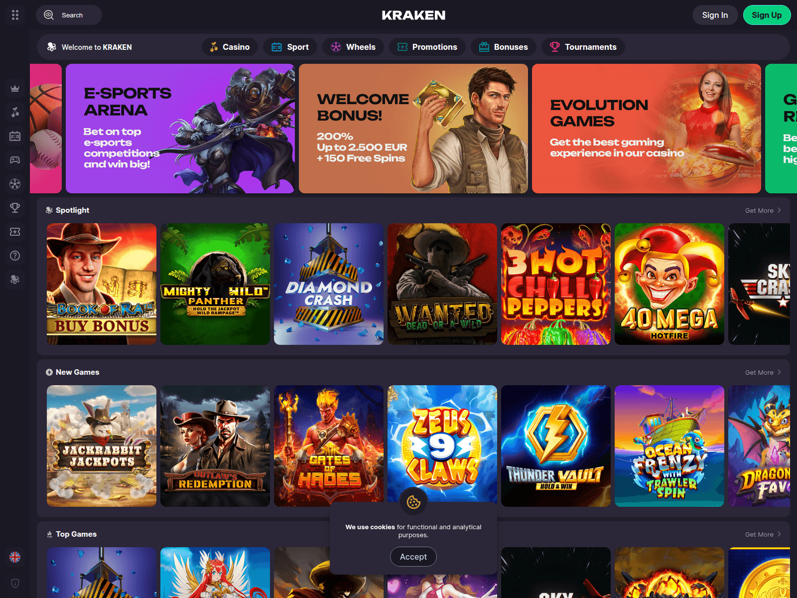 Screenshot of 39-krakencasino.top
