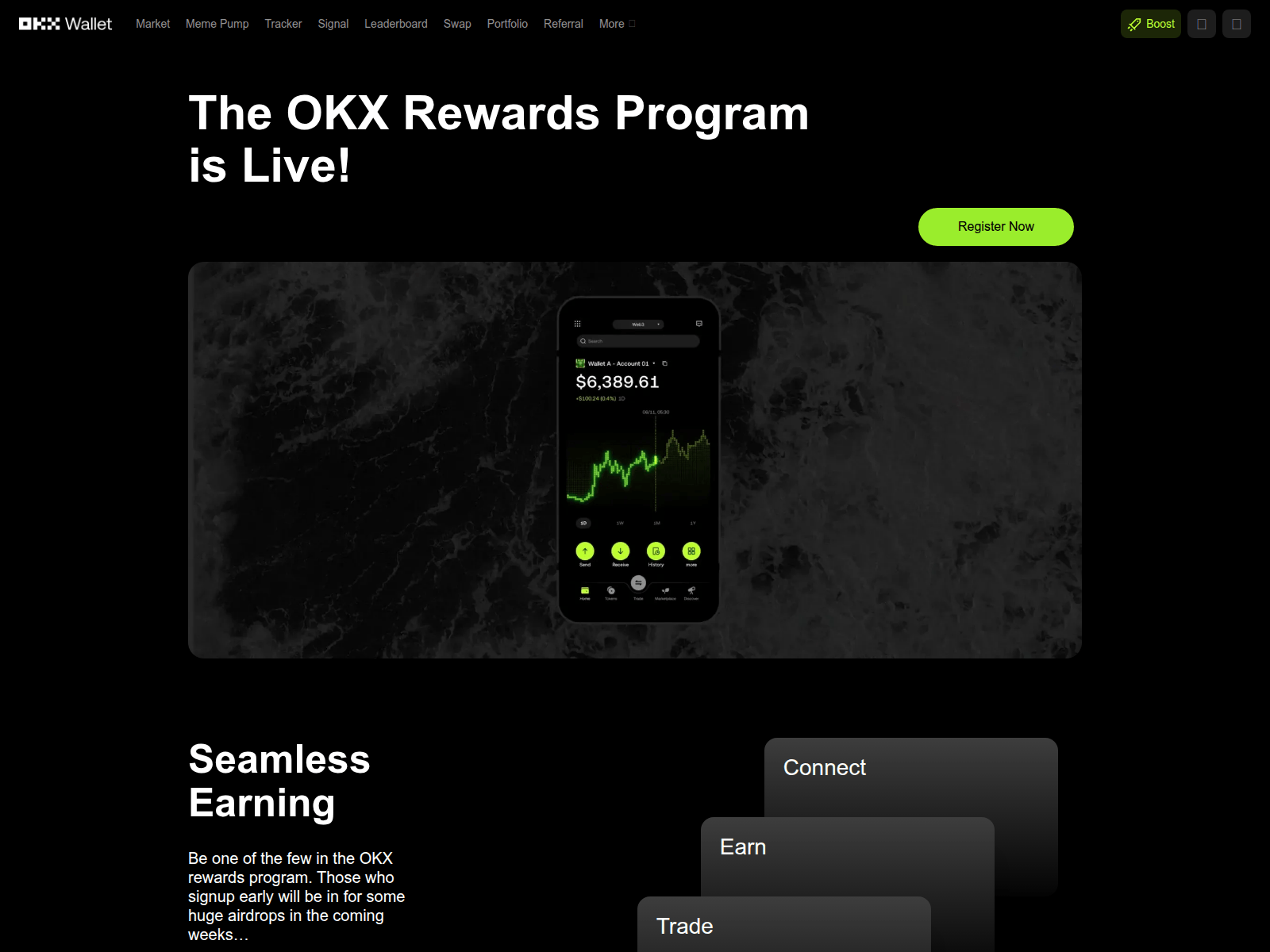 Screenshot of rewards-program-okx.com