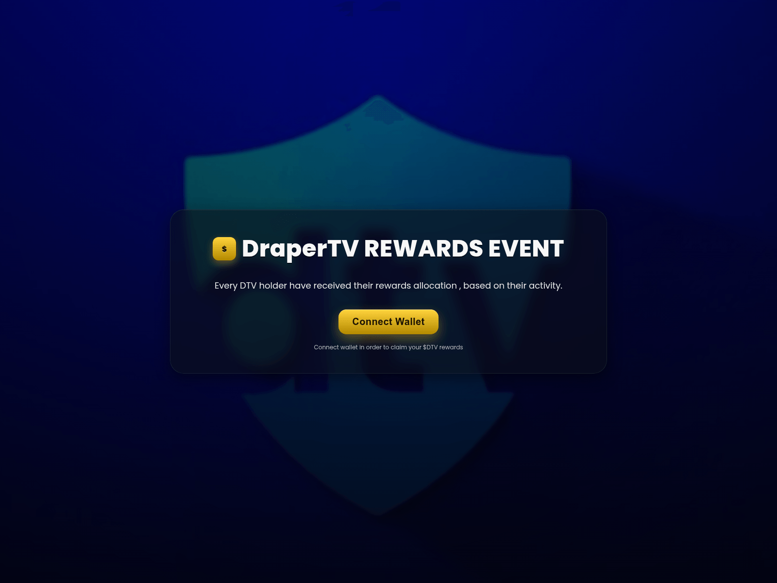 Screenshot of token-drapertv.com