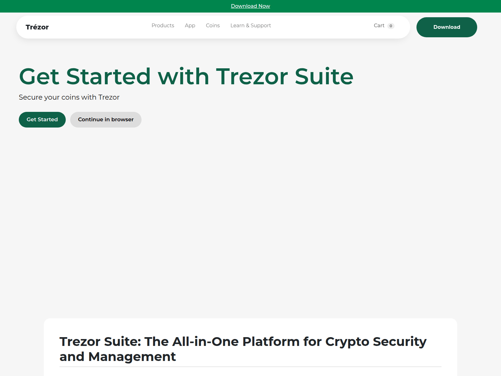 Screenshot of suit.trozre.com