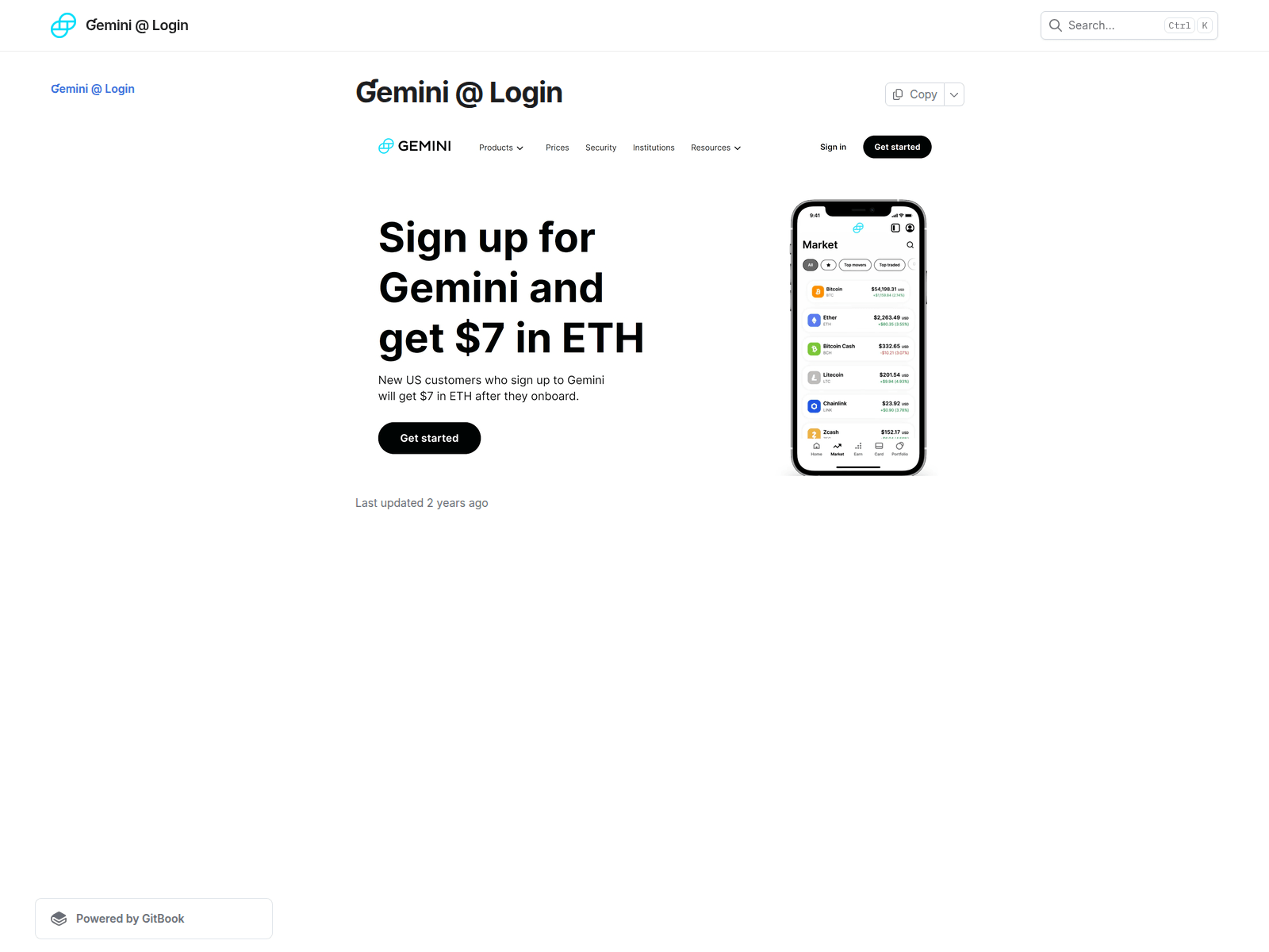 Screenshot of gminimilognix.gitbook.io