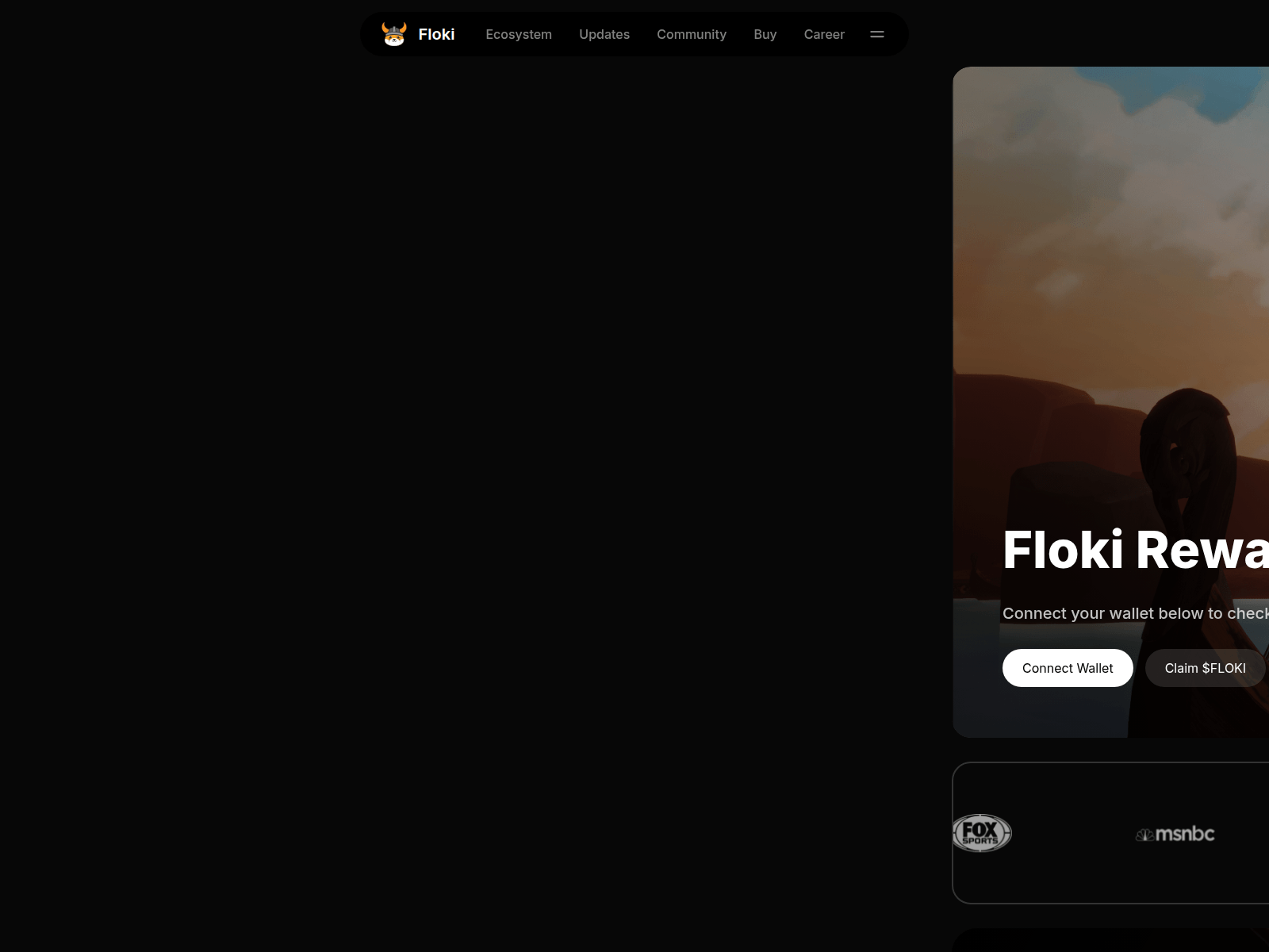 Screenshot of floki.army
