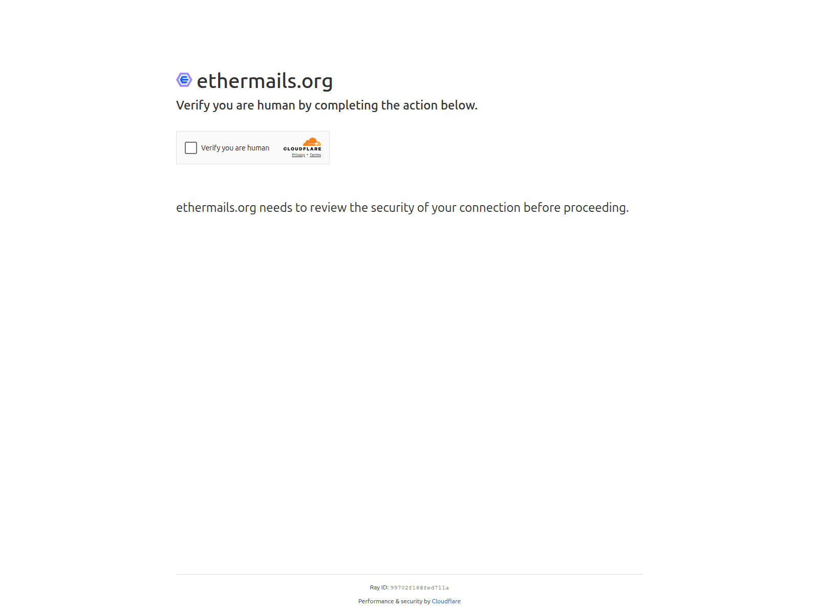Screenshot of ethermails.org