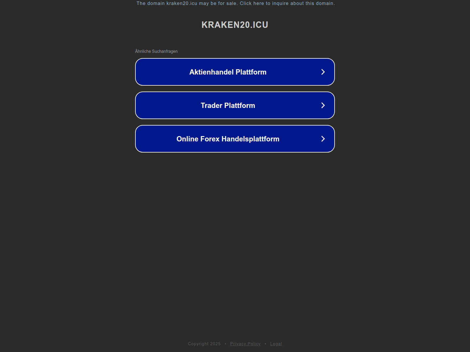 Screenshot of kraken20.icu