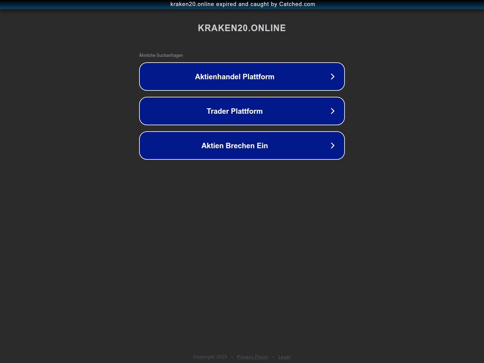 Screenshot of kraken20.online