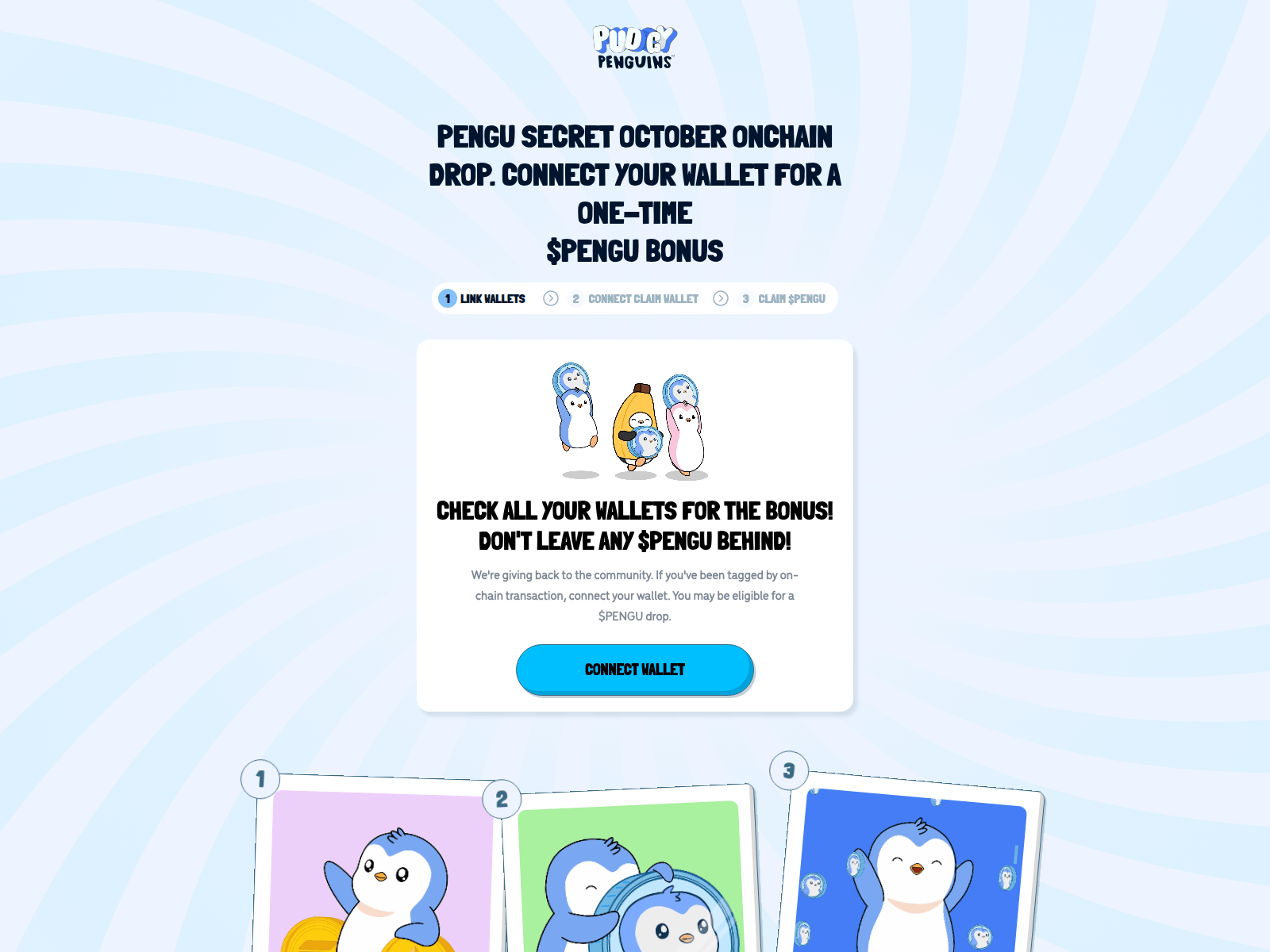 Screenshot of pengusclub.com