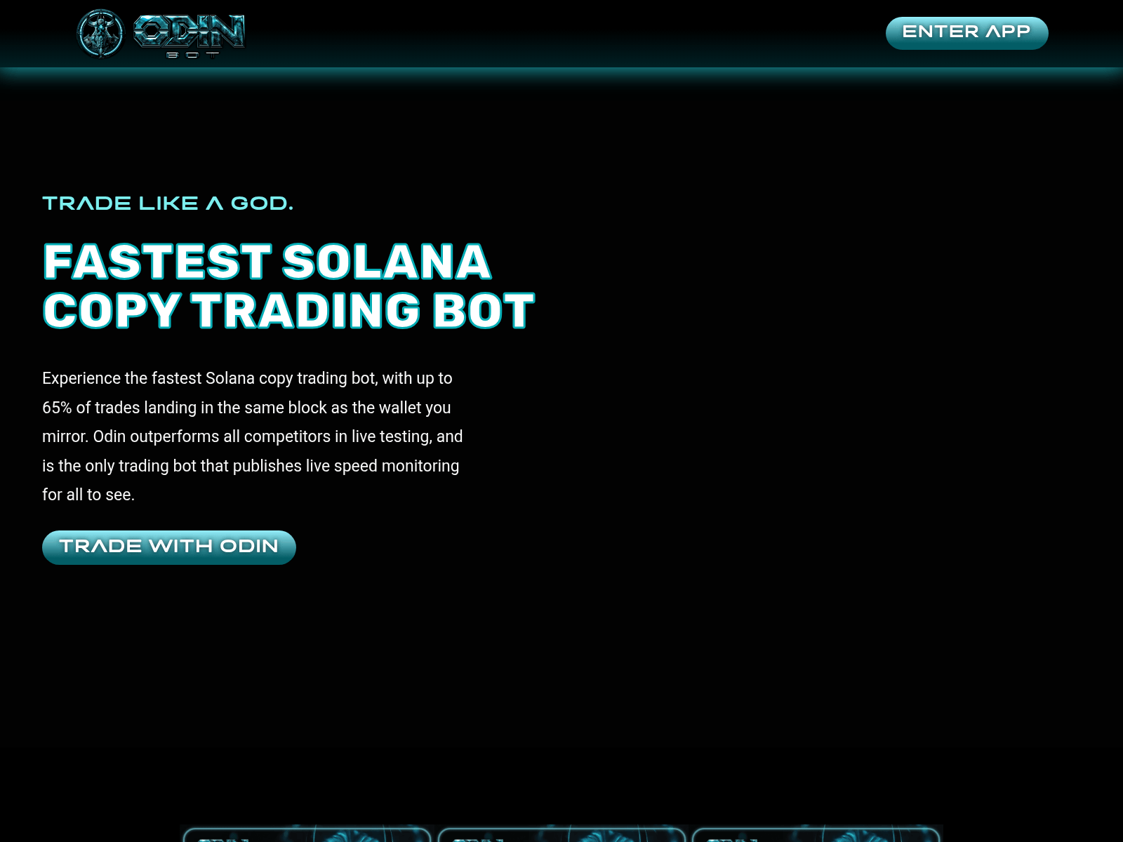 Screenshot of www.odinbot.io