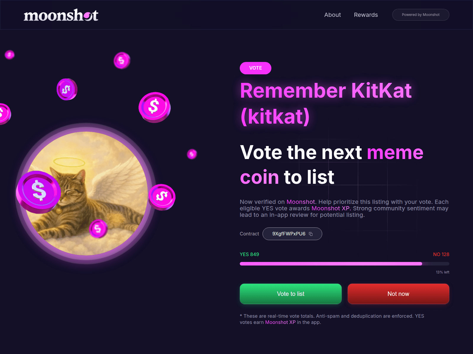Screenshot of moonshot-vote.us