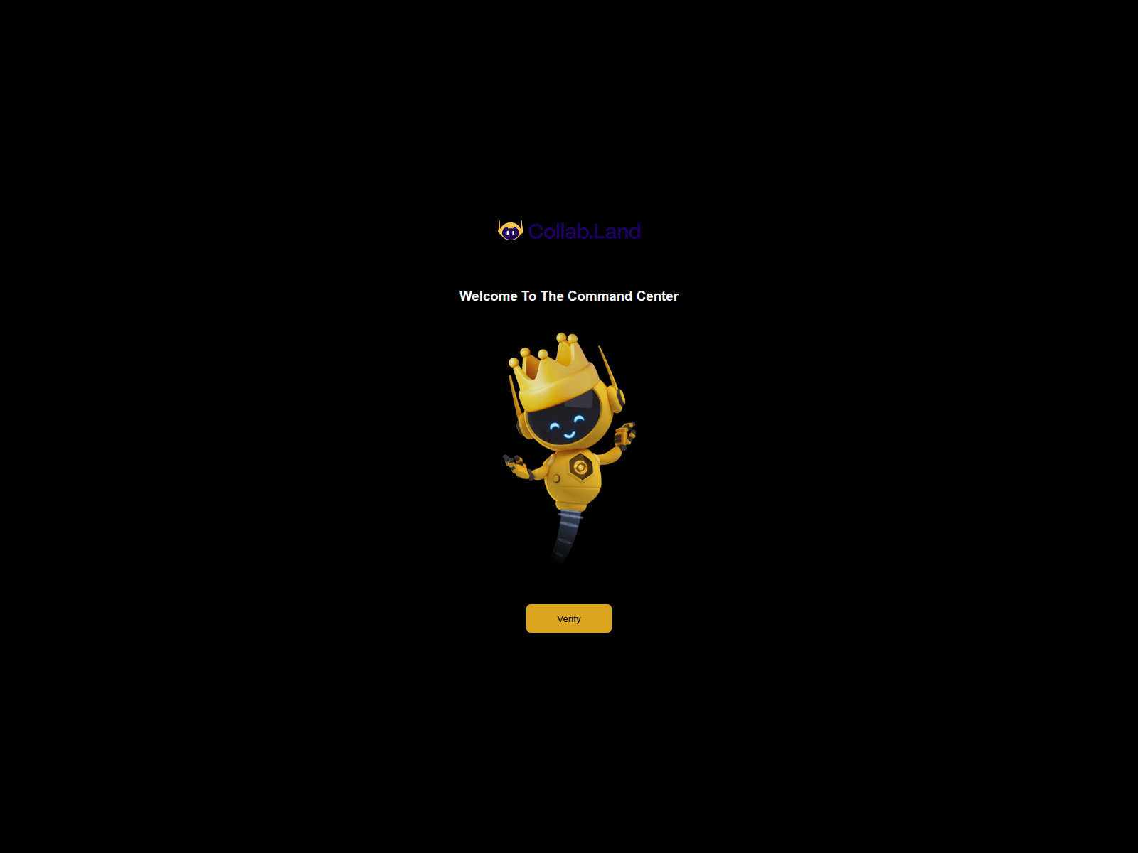Screenshot of collab-token-verification.xyz
