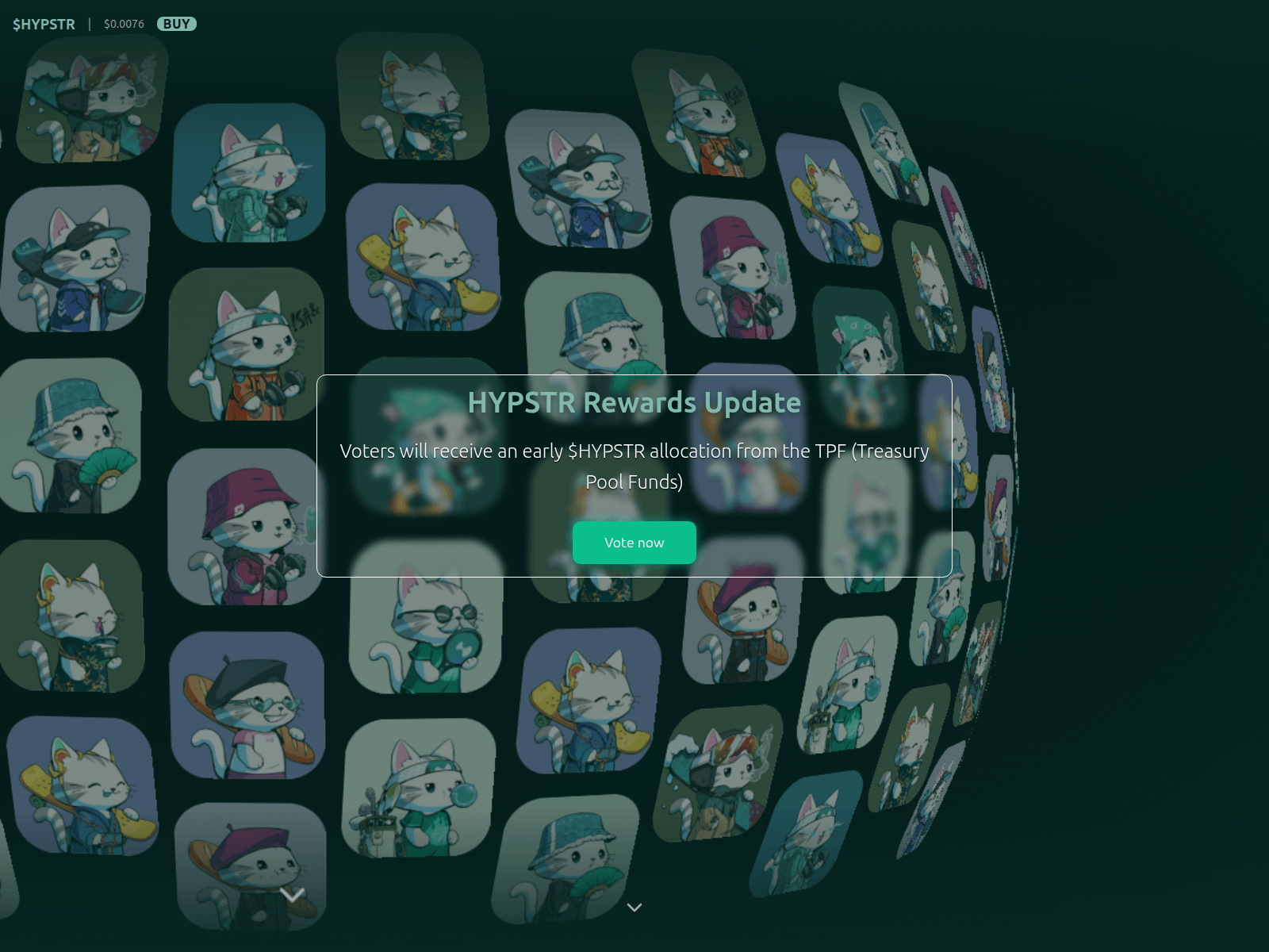 Screenshot of vote-hyprstr.com