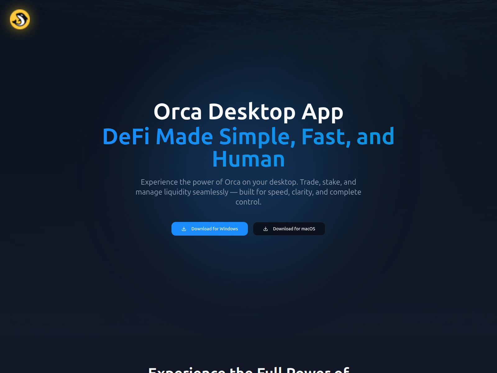 Screenshot of orcadesktop.app