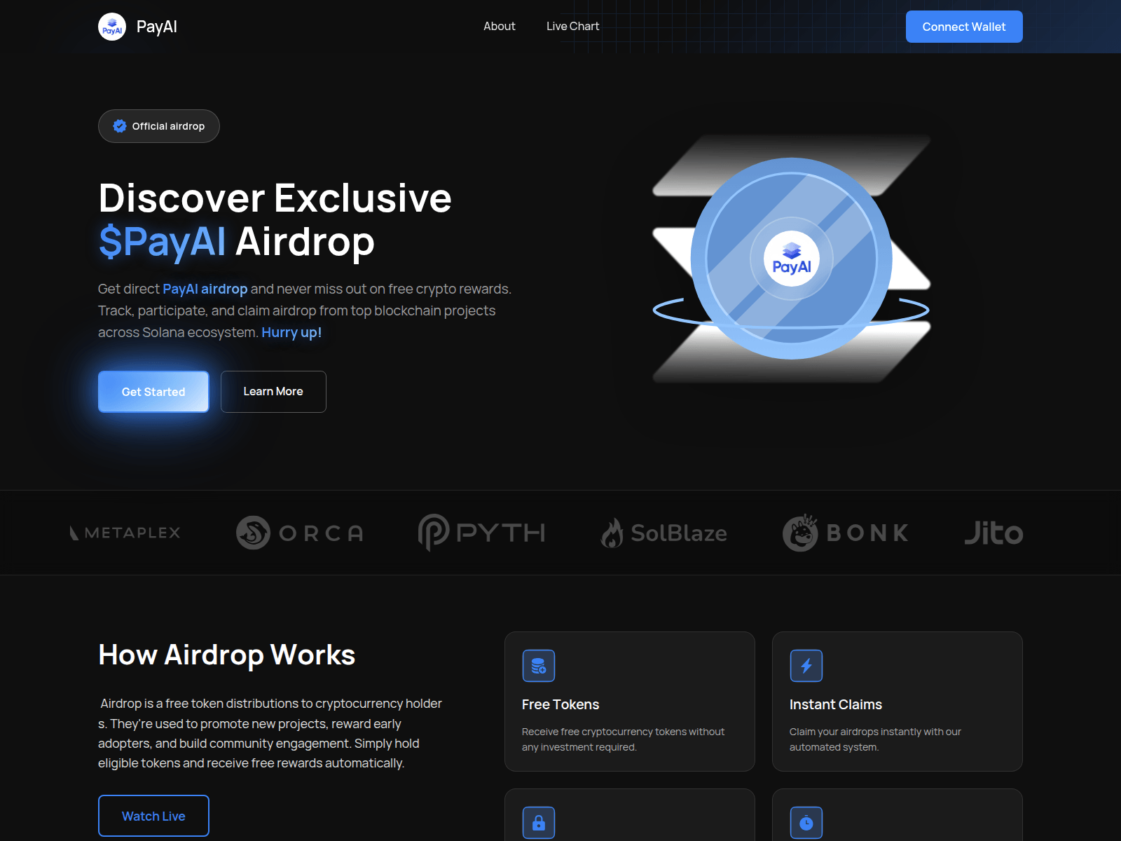 Screenshot of payai.live