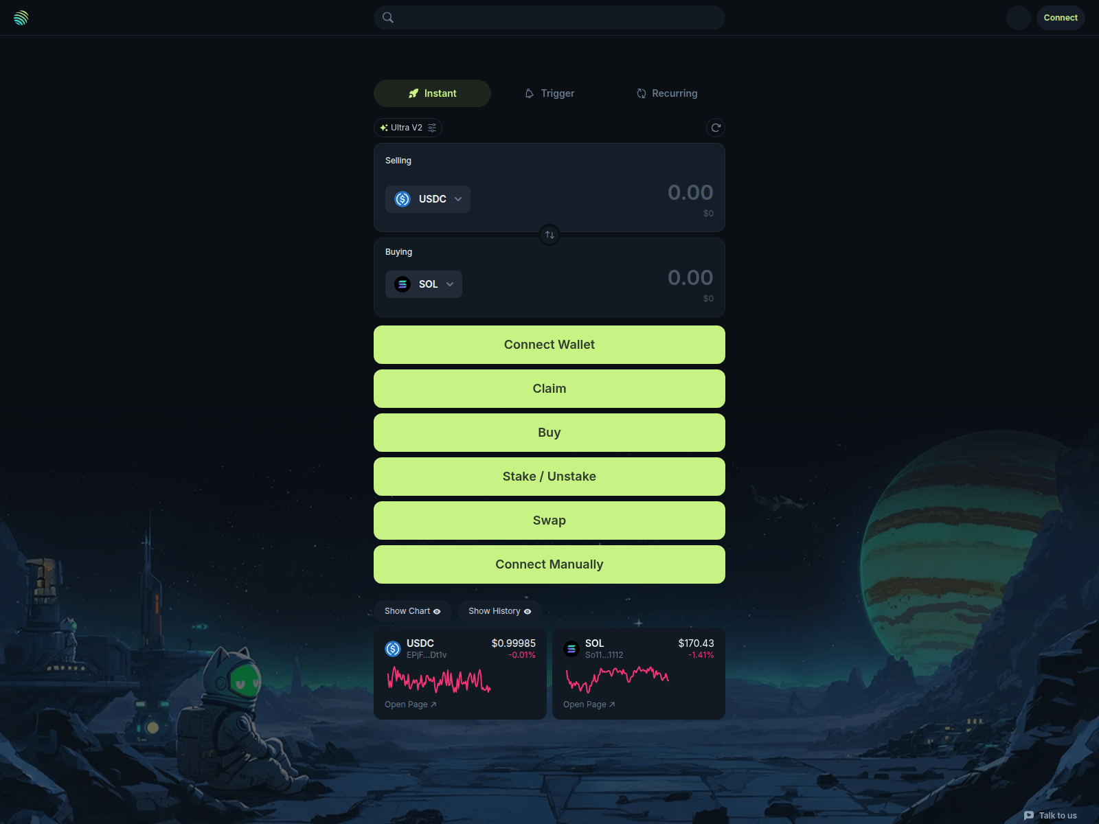 Screenshot of sol.sol-planet.cc