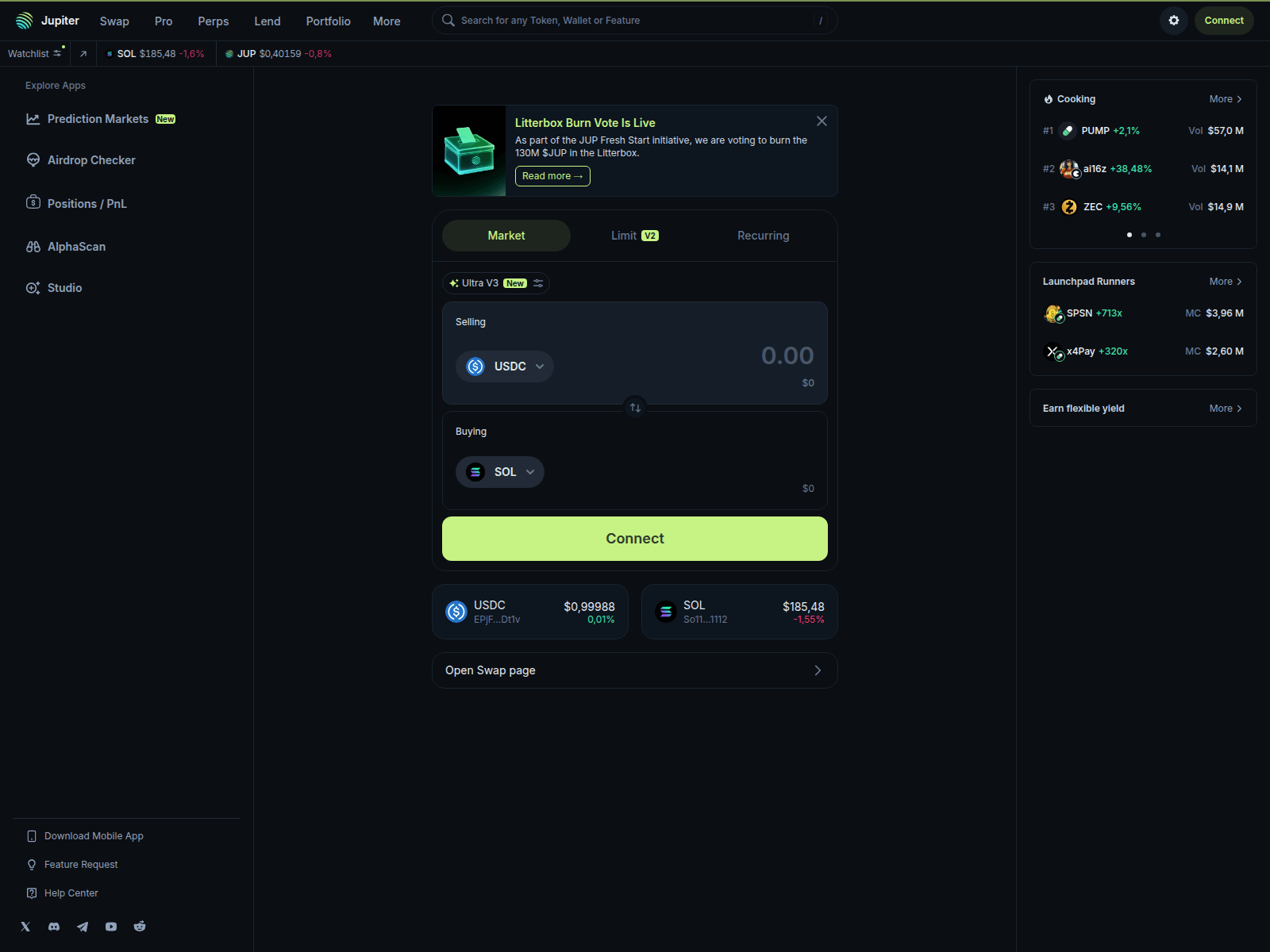 Screenshot of jup.ag-secure-apps-v1-connects.cloud