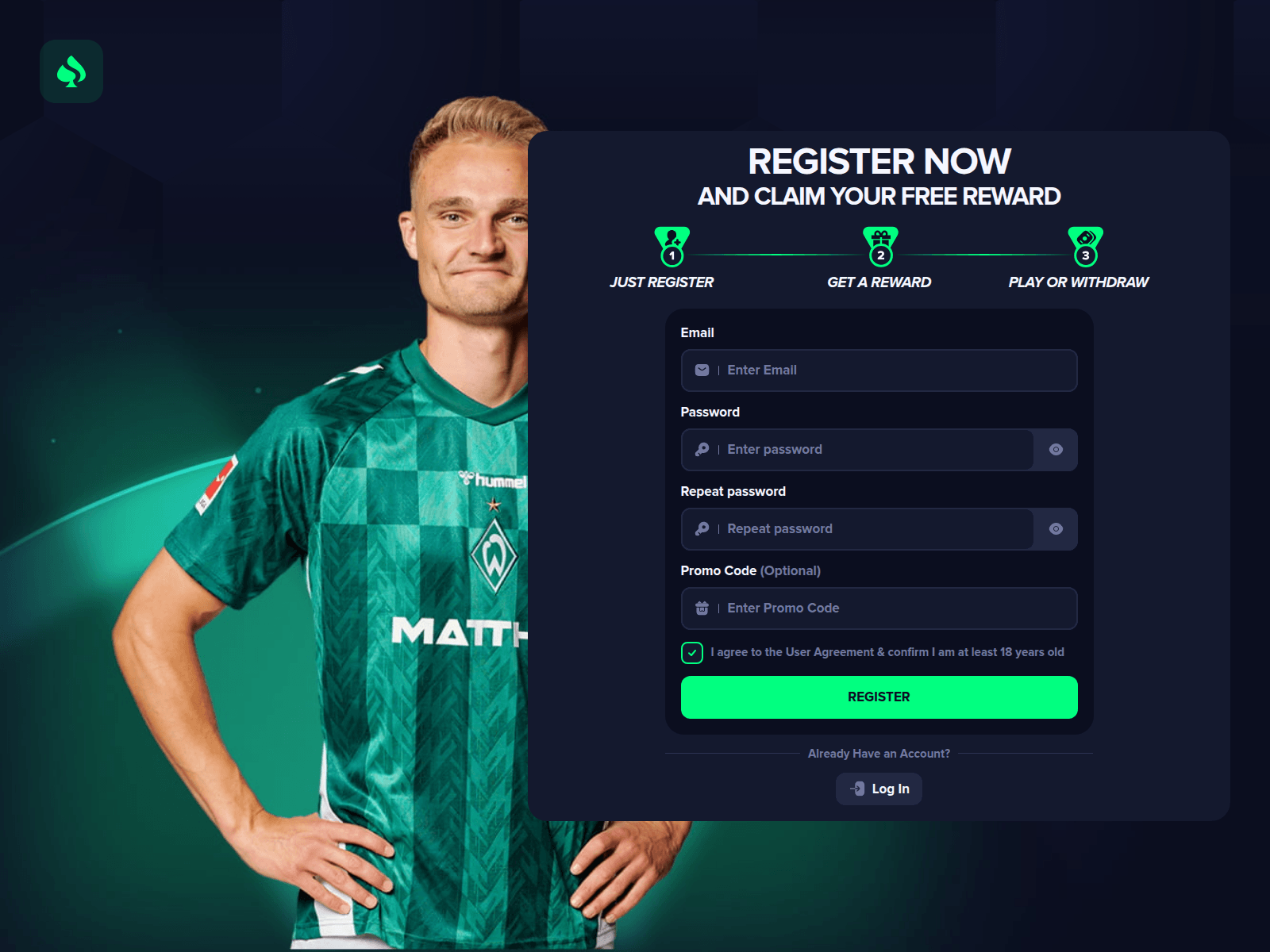 Screenshot of depxbet.com