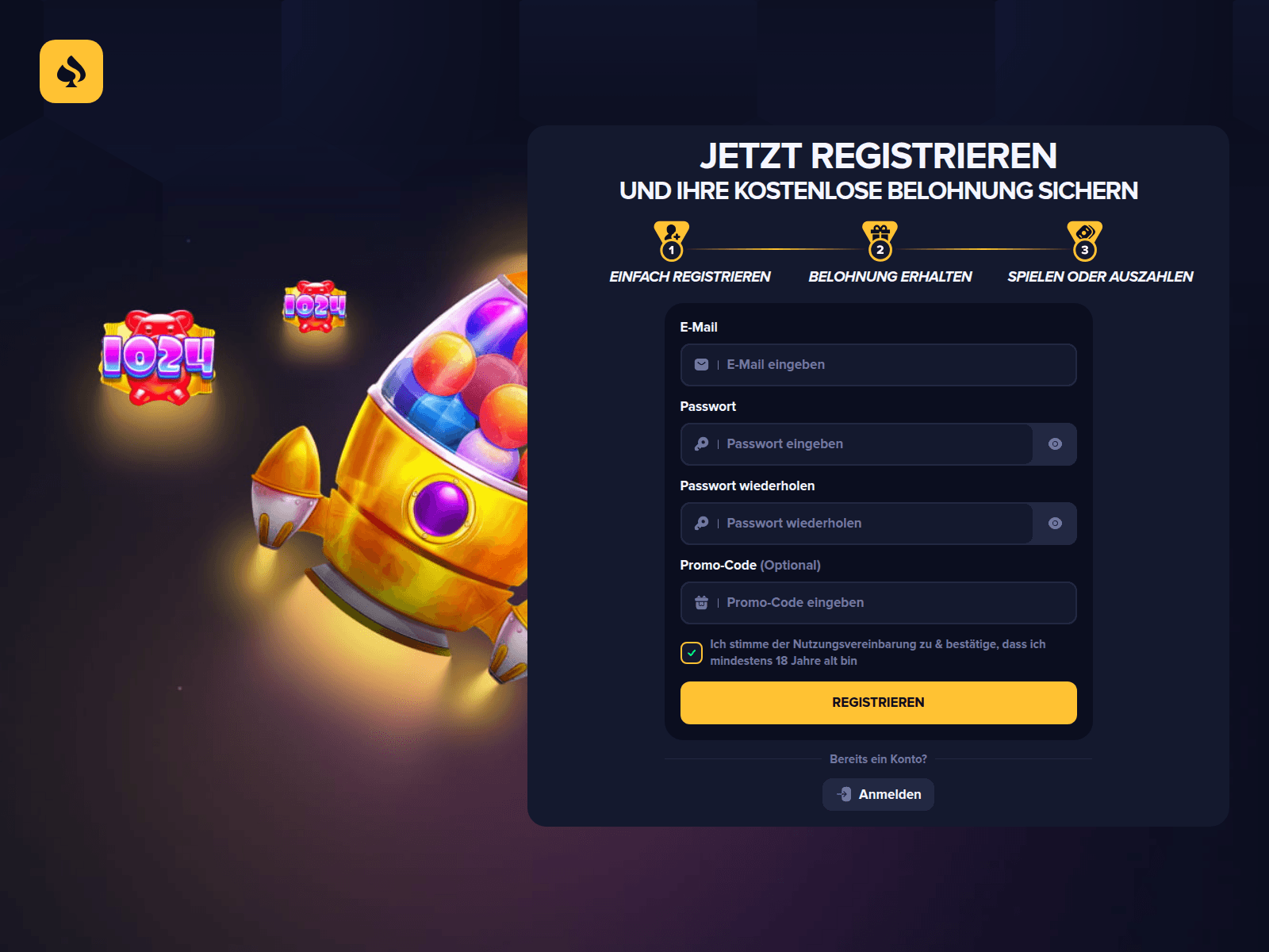 Screenshot of roxspins.com