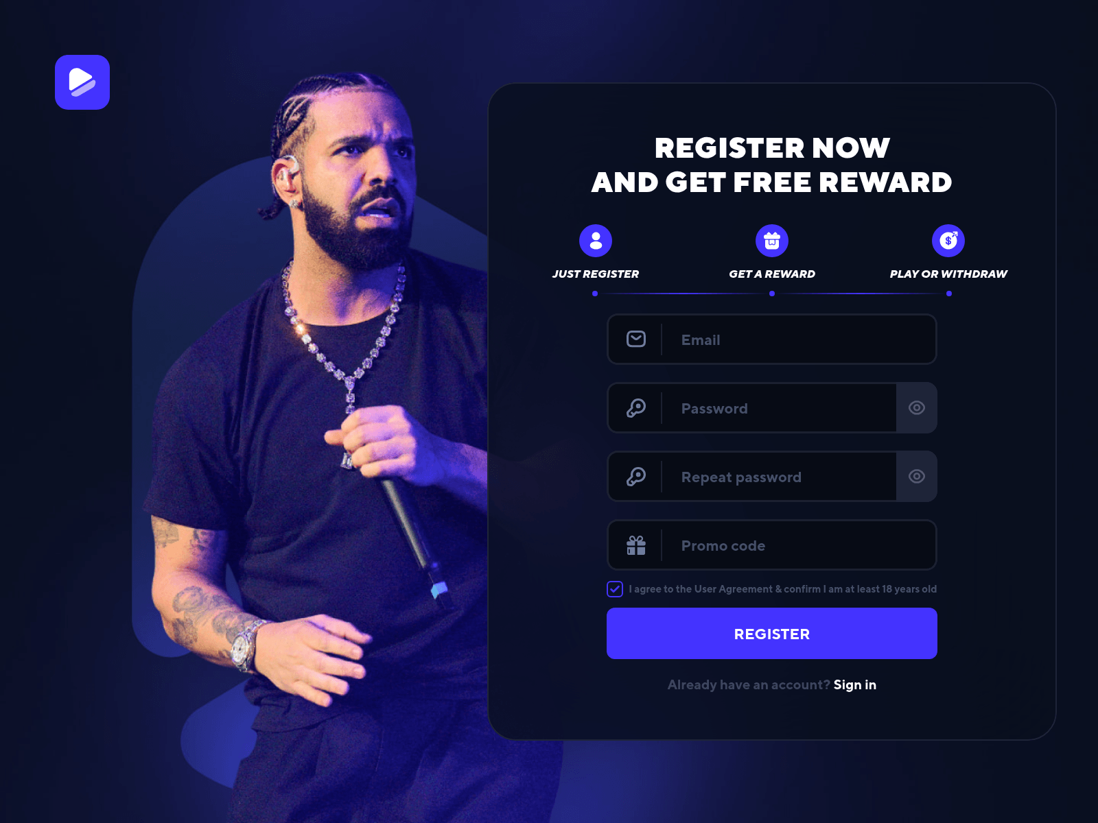 Screenshot of drakeboss.com