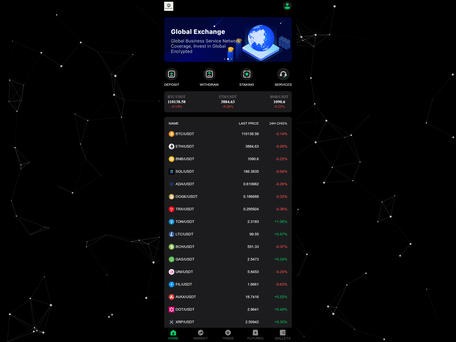 Screenshot of blocktrust.top