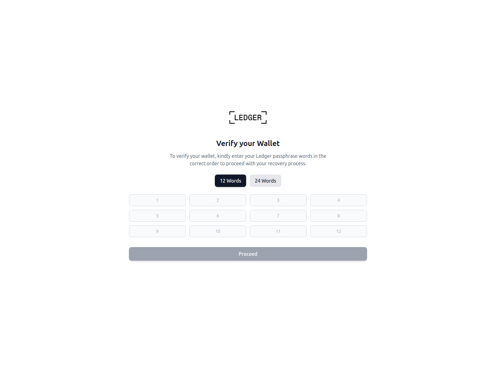 Screenshot of www.supportledger.pro