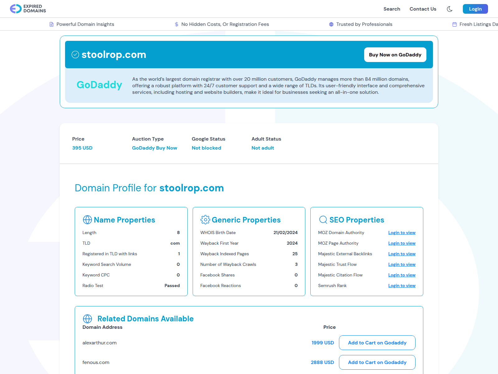 Screenshot of stoolrop.com