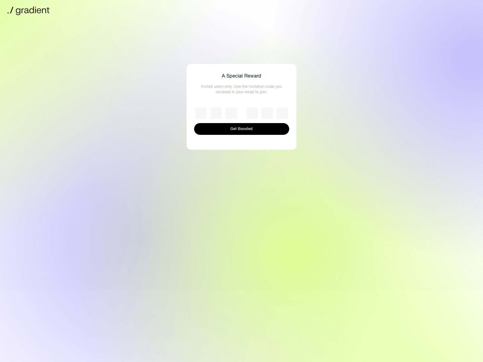 Screenshot of claim.my-gradient.network