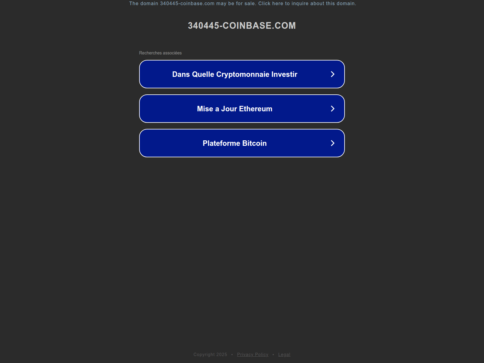 Screenshot of ww25.340445-coinbase.com