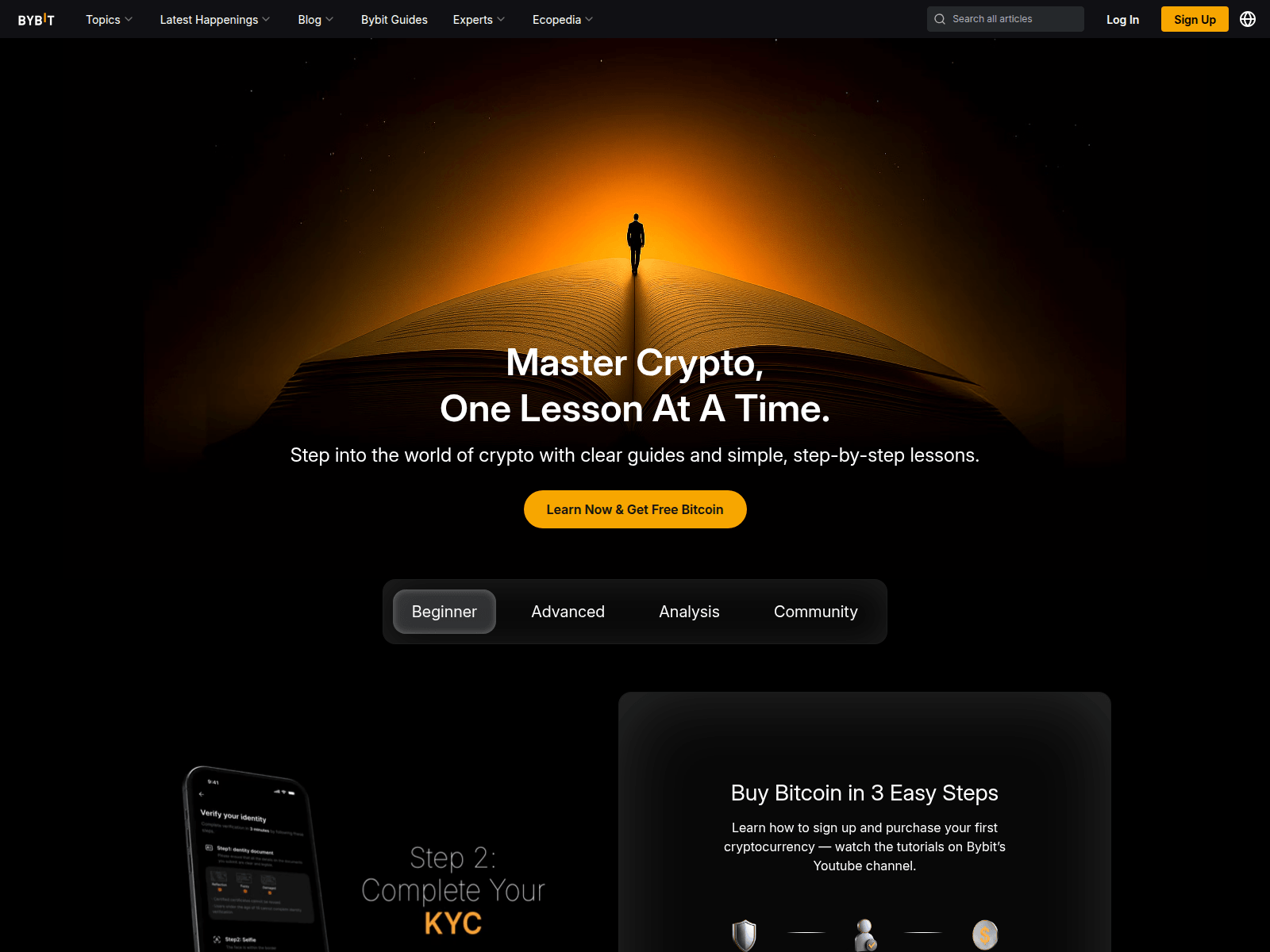 Screenshot of learn.cbybitapp.com