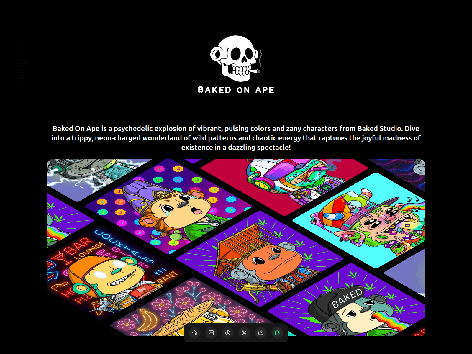 Screenshot of bakedonape.com