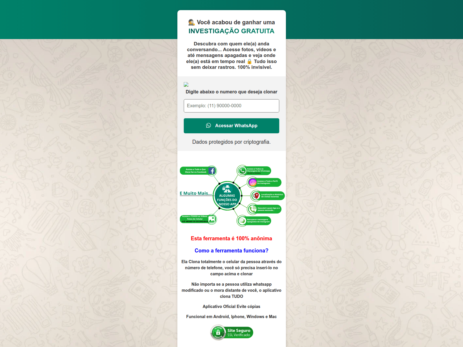 Screenshot of app-espiao.online