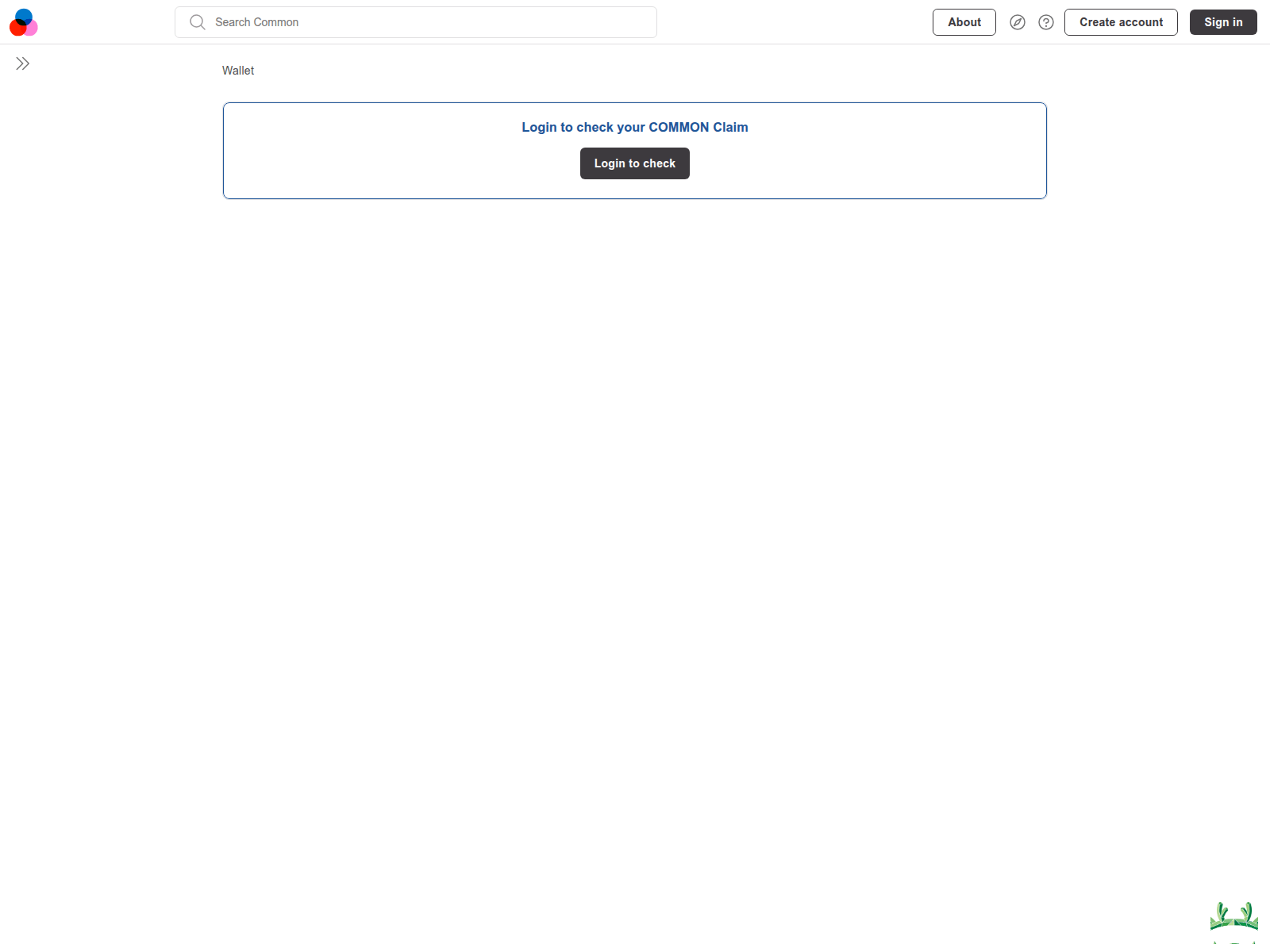 Screenshot of commom.xyz