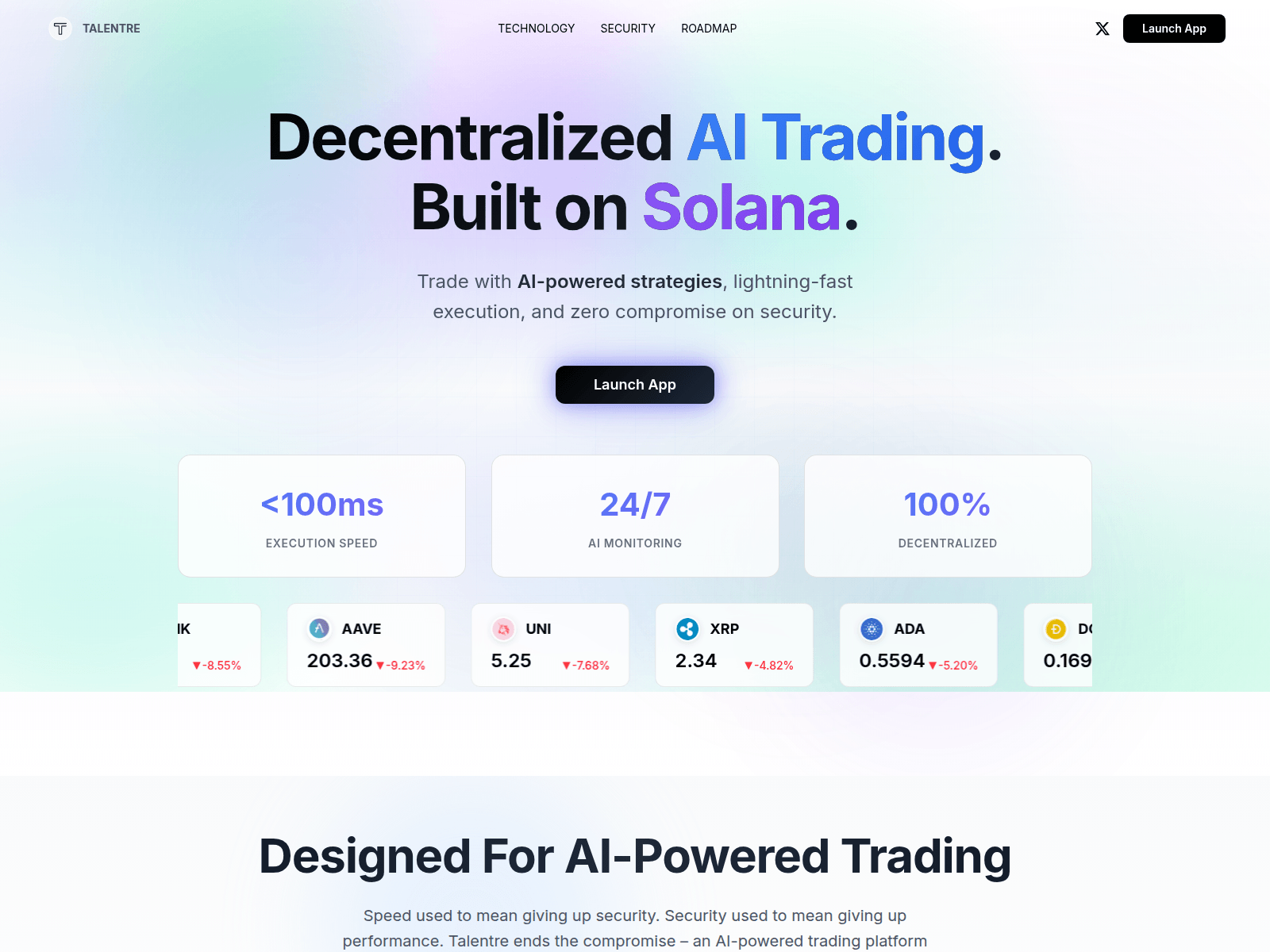 Screenshot of talentre.network
