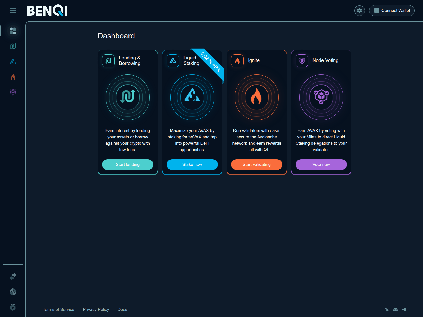 Screenshot of benql-v2.org