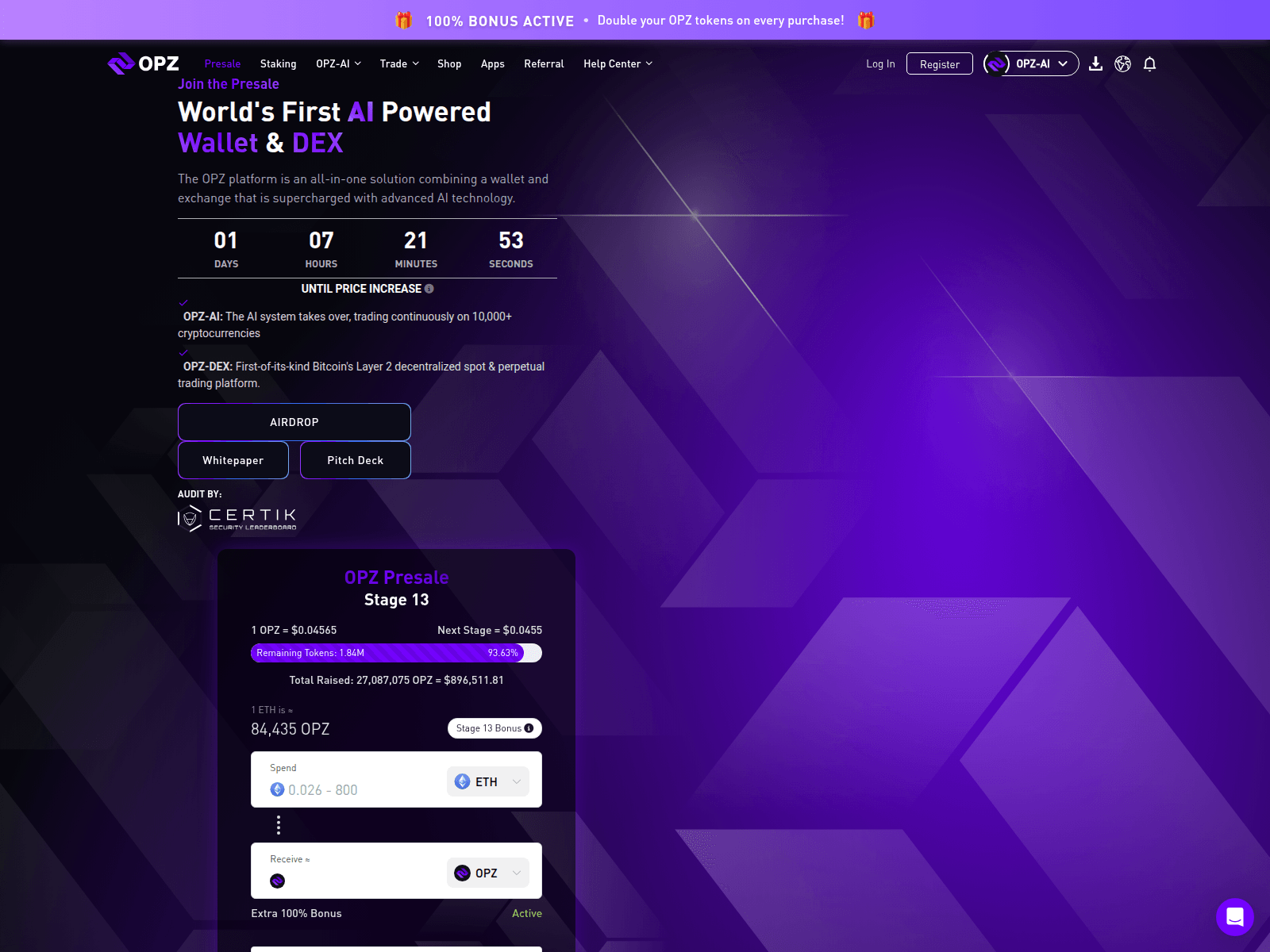 Screenshot of opz-io.xyz