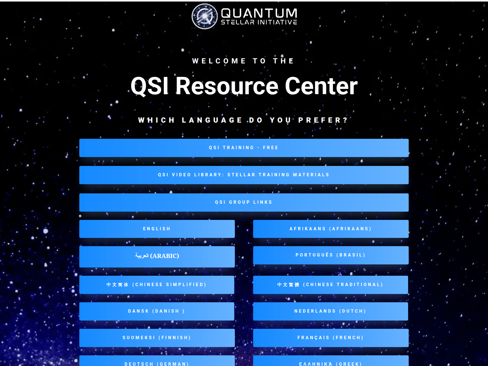 Screenshot of qsiresources.com