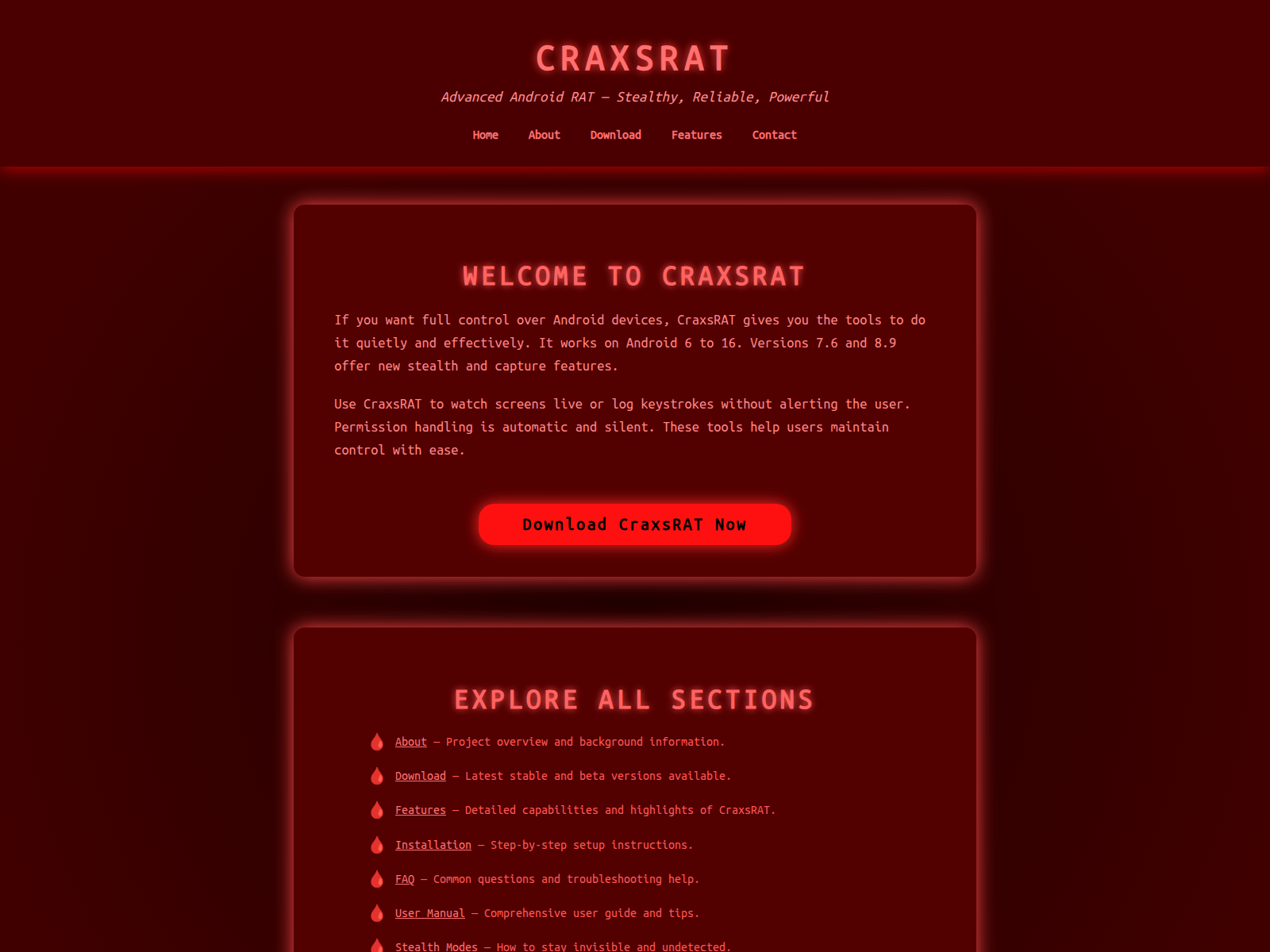 Screenshot of thecraxsrat.com
