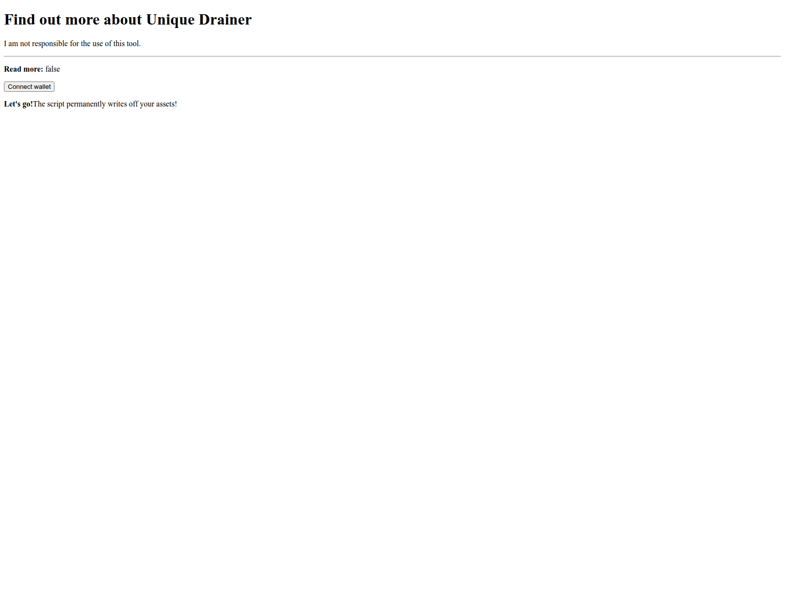 Screenshot of eth-drainer.exontra.com